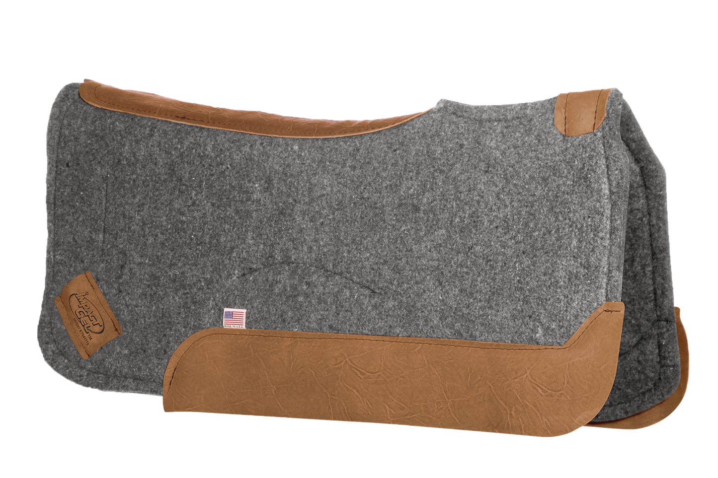 
                  
                    Contour Classic Saddle Pad Grey- Brown Wear Leather
                  
                
