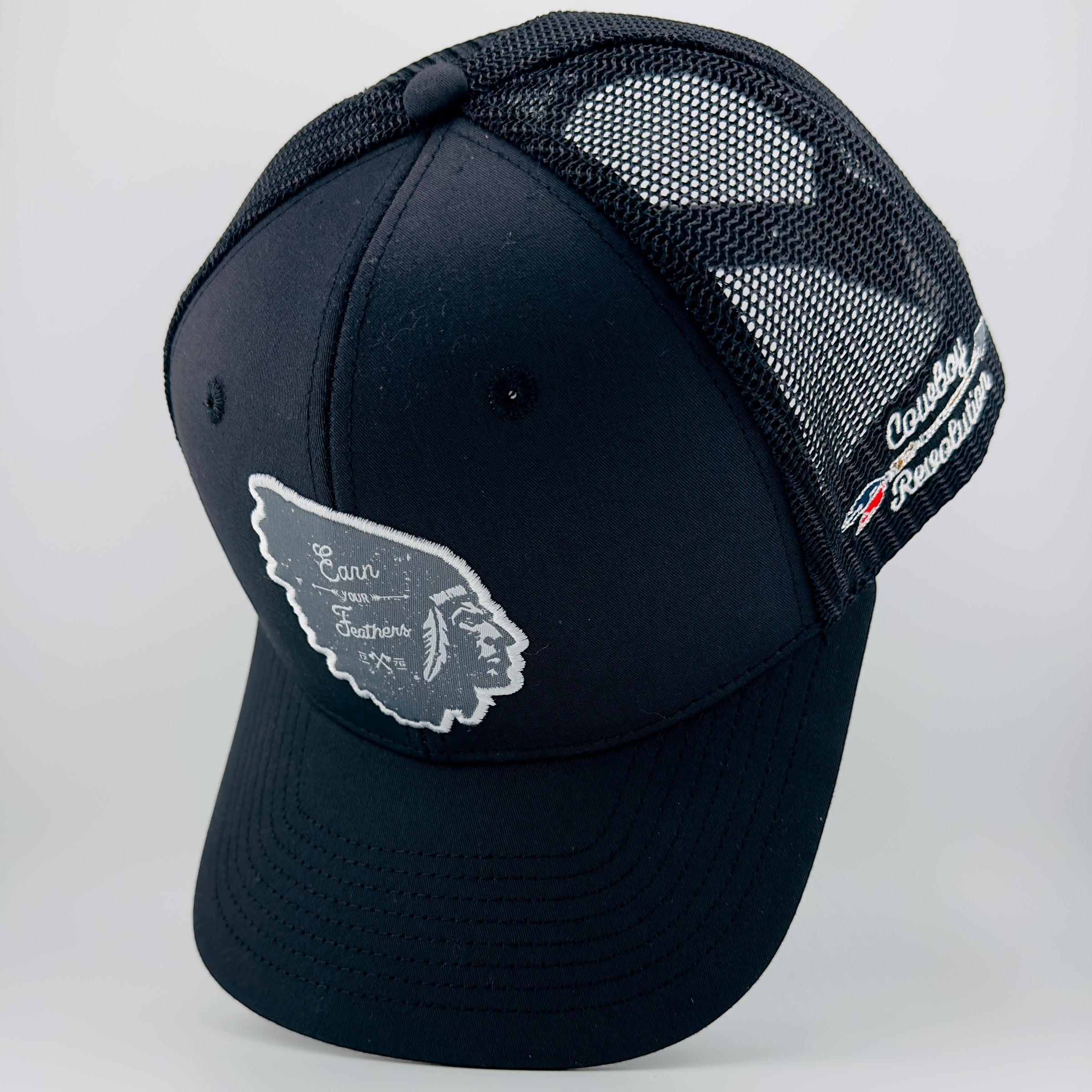"Earn Your Feathers" - Cowboy Revolution 6-panel Trucker Hat