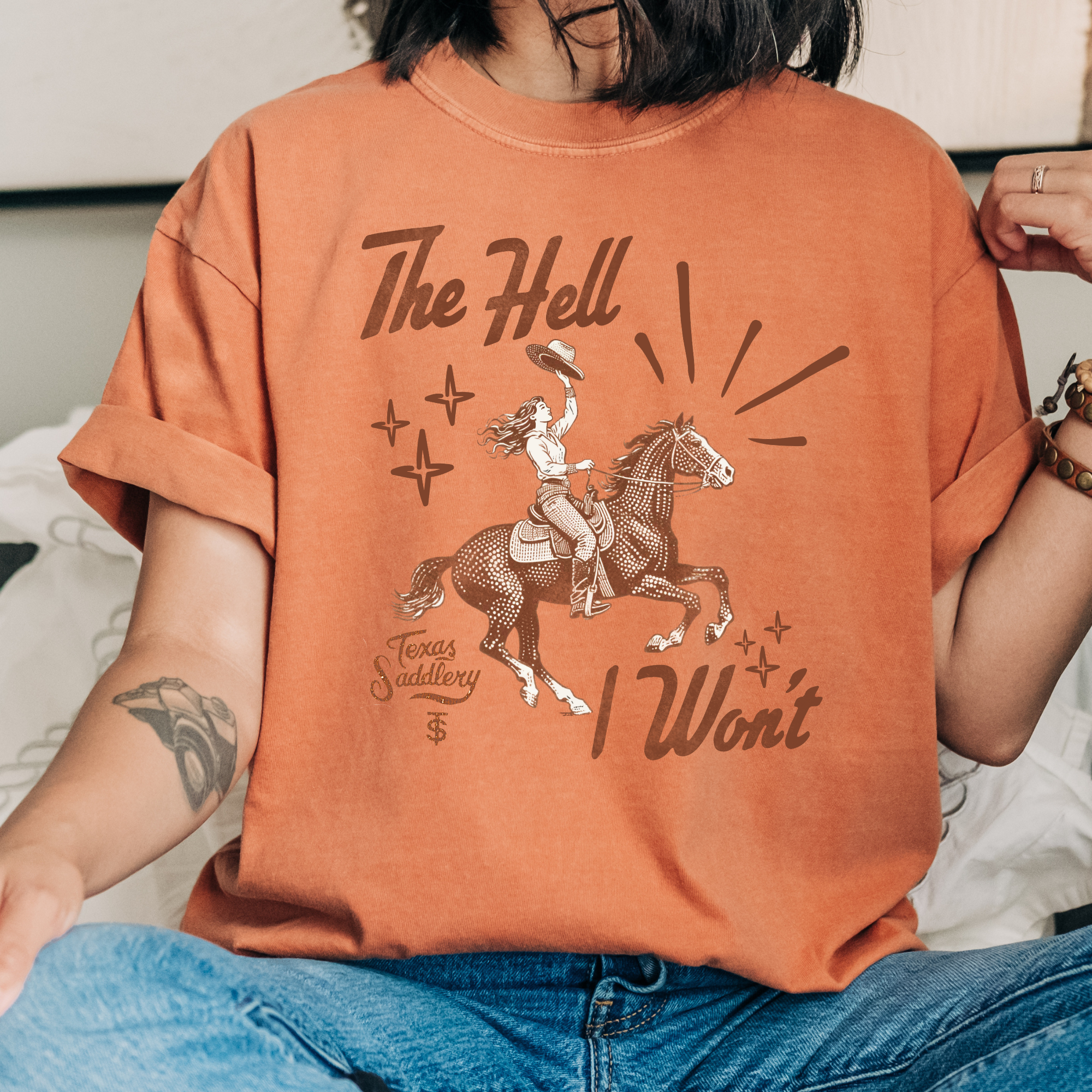 The Hell I Won't' Graphic Tee