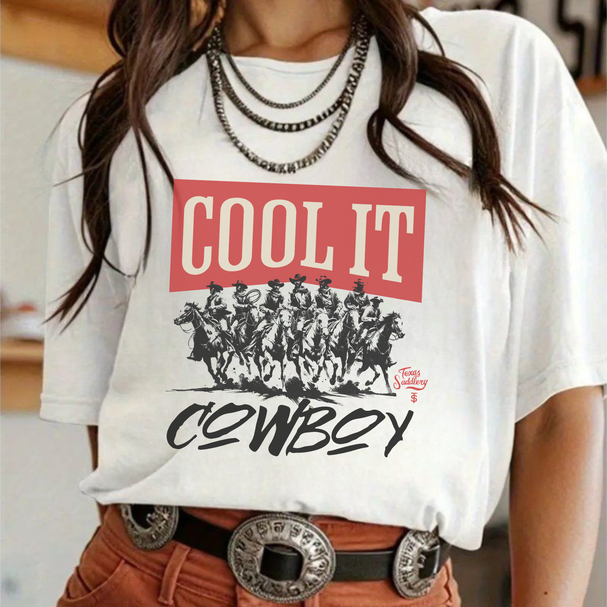 Cool It Cowboy Graphic Tee