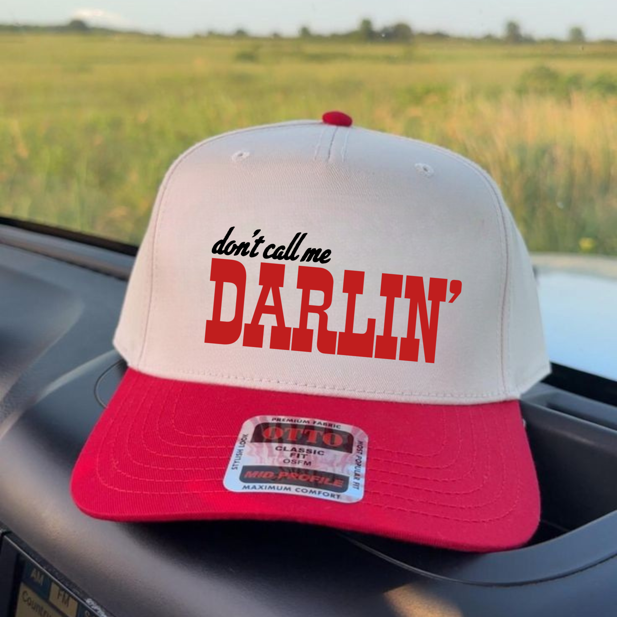 Don't Call Me Darlin Embroidered Trucker Cap