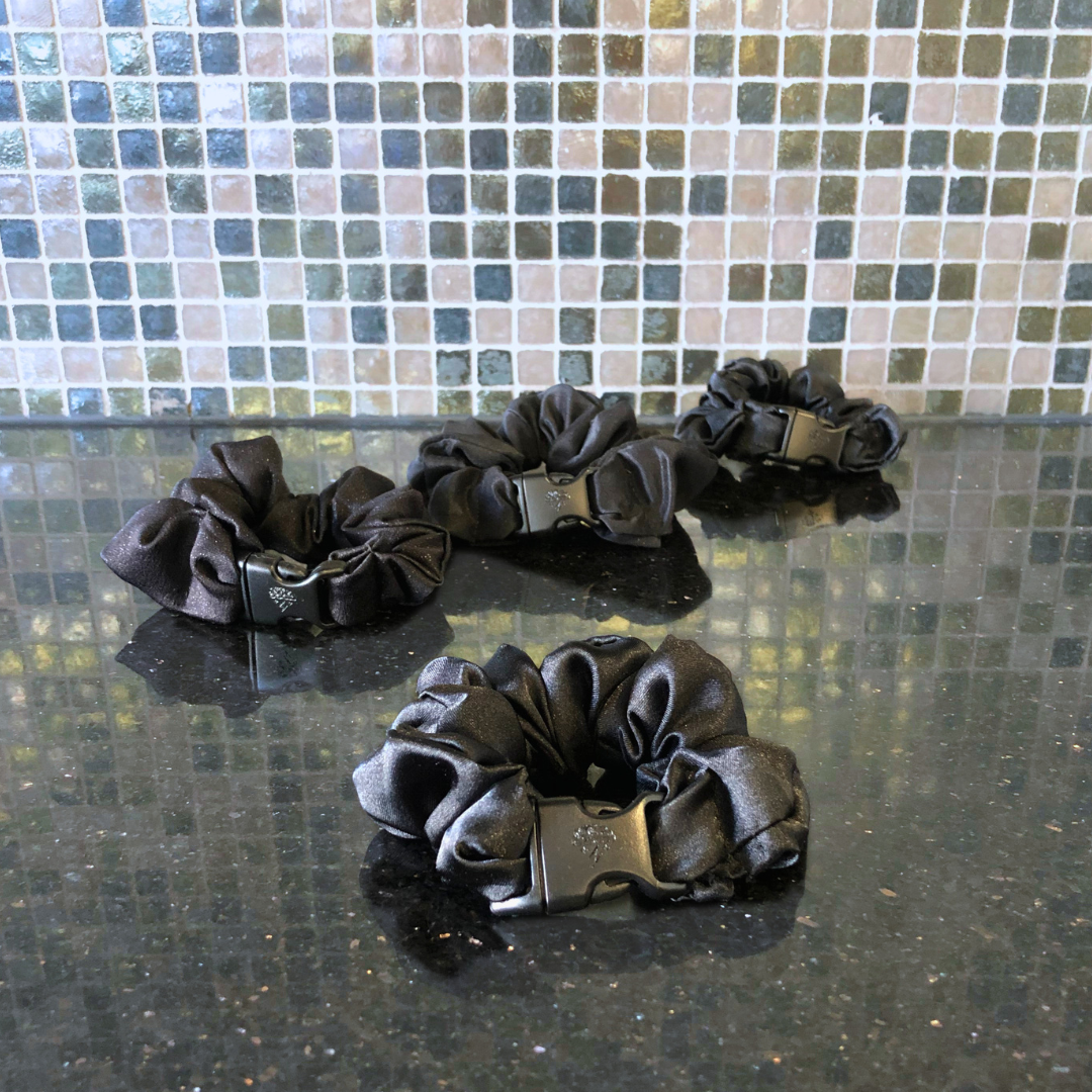 Buckle Scrunchie - Neutral Colors - No Snagging, No Tangles