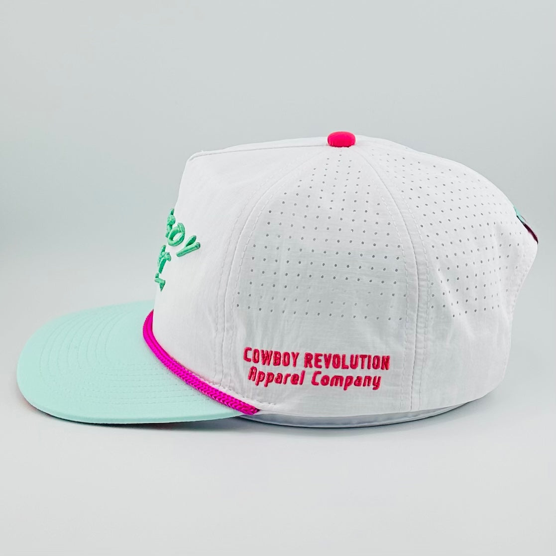 NEON SUMMER “COWBOY HAT” - 5-PANEL NYLON HAT