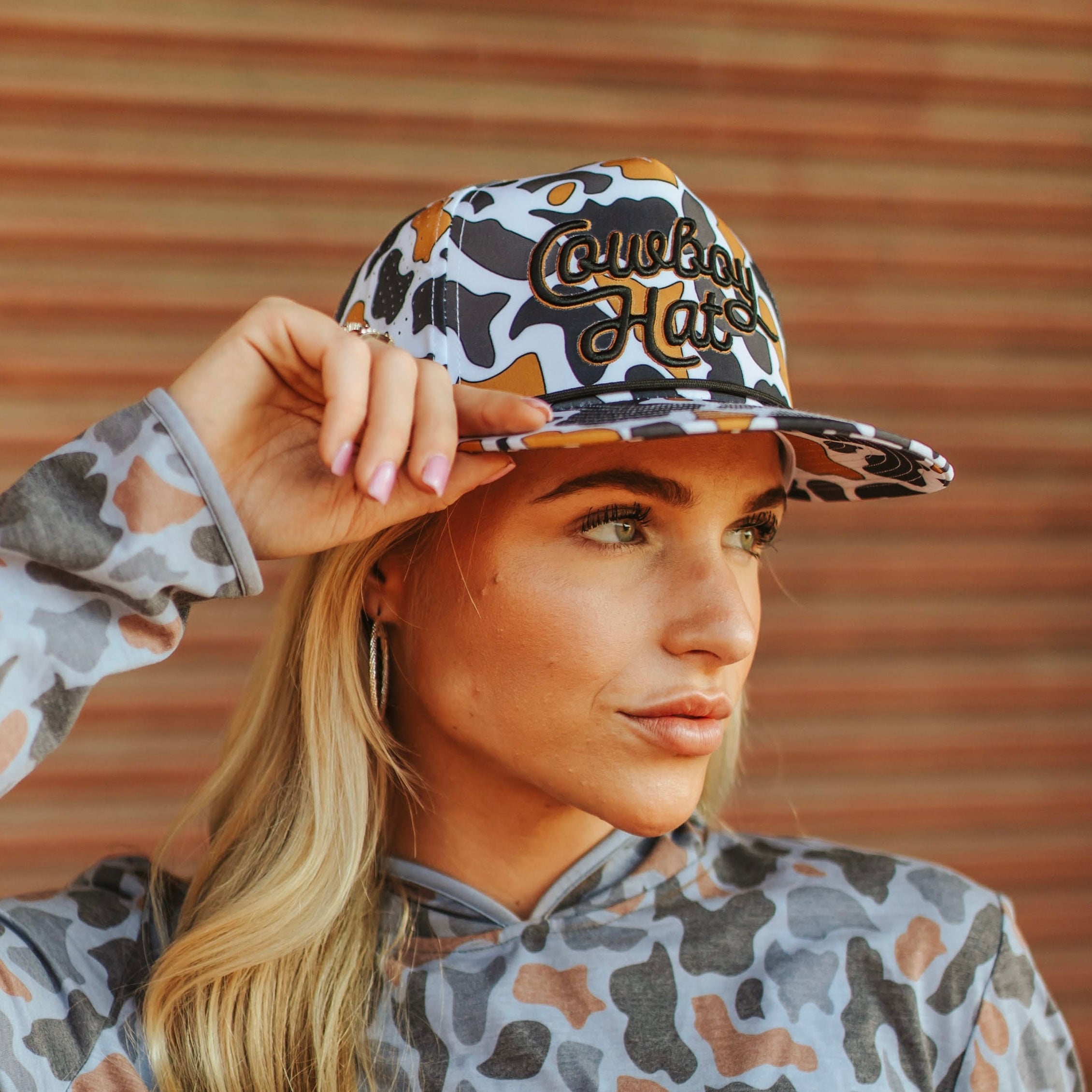 NOLA White Script “Cowboy Hat” - Performance Rope Hat