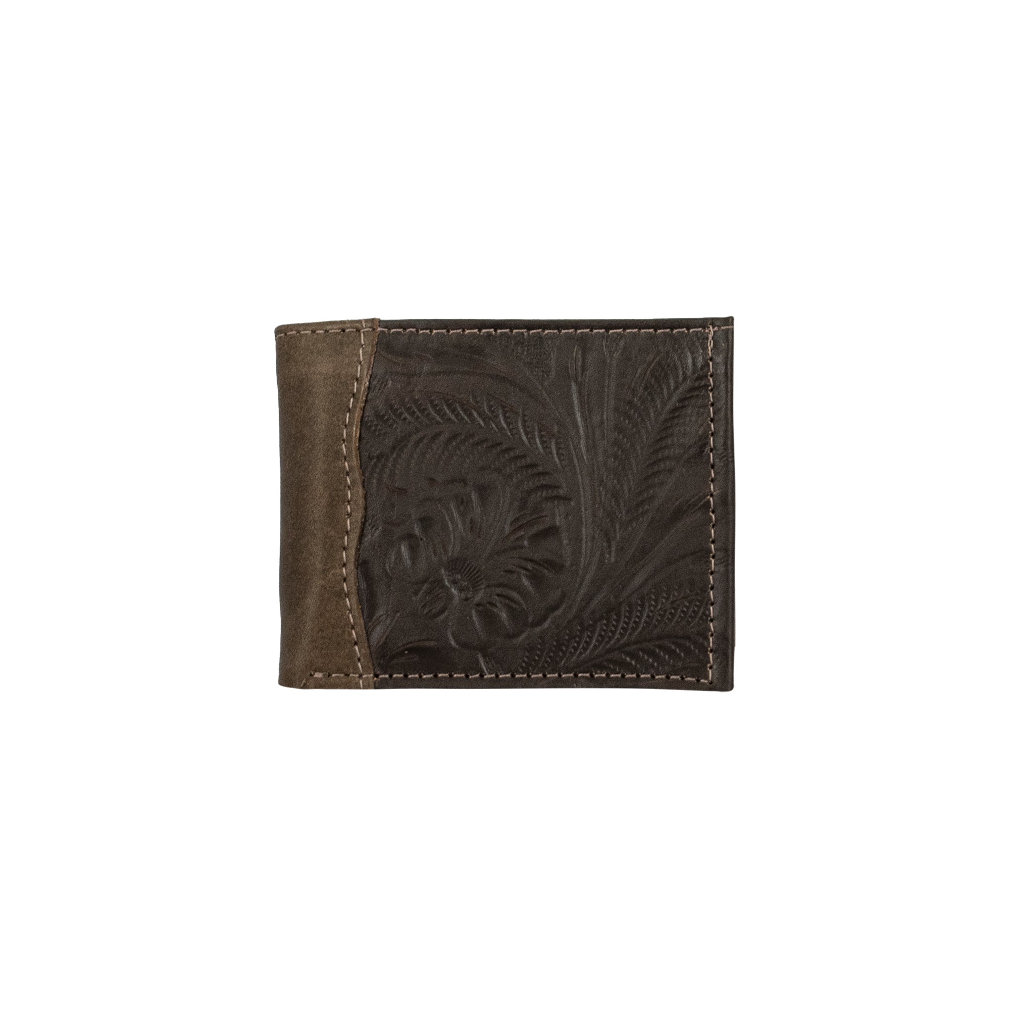 Waxed Leather Men's Bi-Fold Wallet