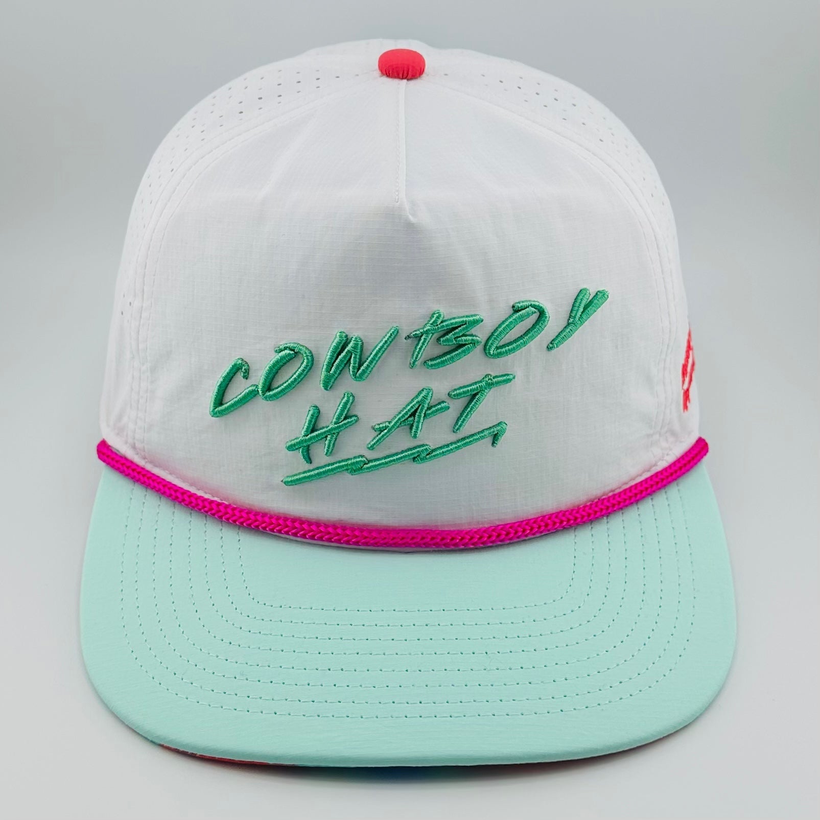 NEON SUMMER “COWBOY HAT” - 5-PANEL NYLON HAT