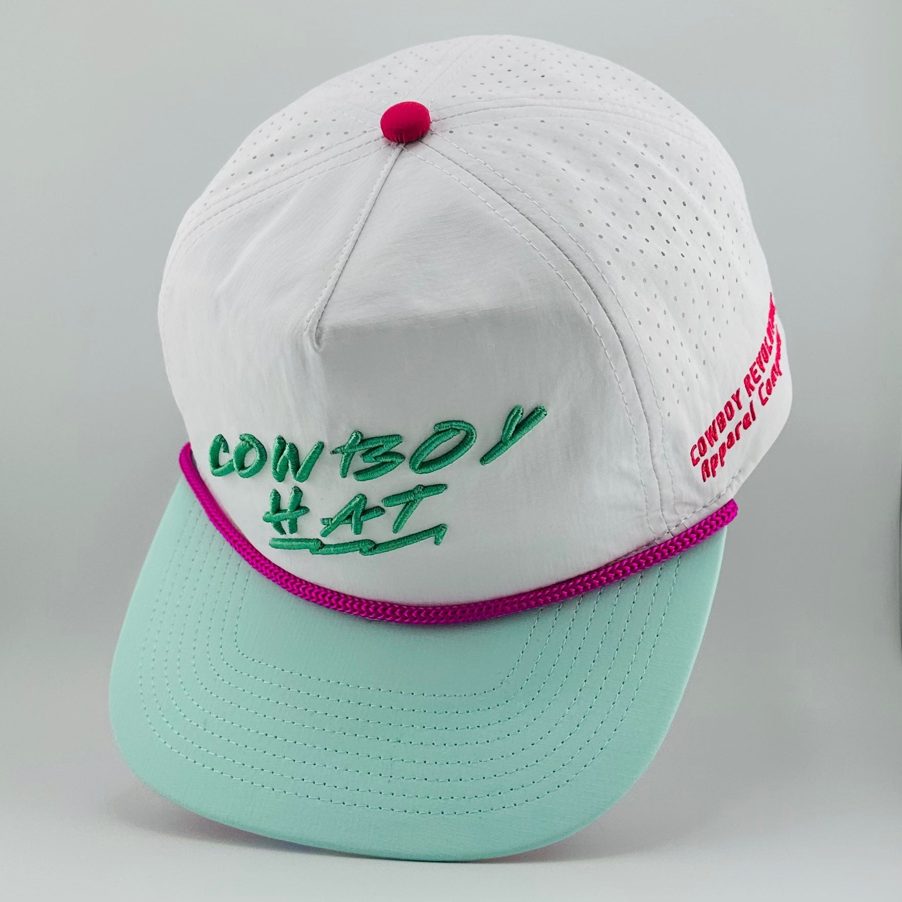 NEON SUMMER “COWBOY HAT” - 5-PANEL NYLON HAT