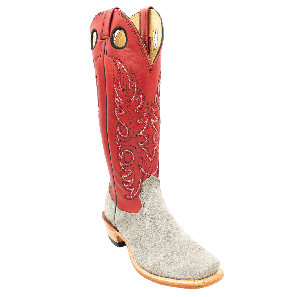 Grey Motochap Roughout w/Red Style No. 00101988