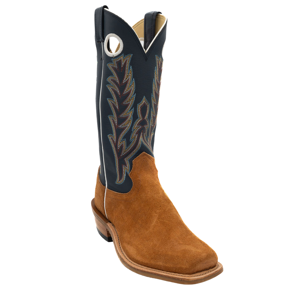 Cognac Floater Roughout w/Blue Bios