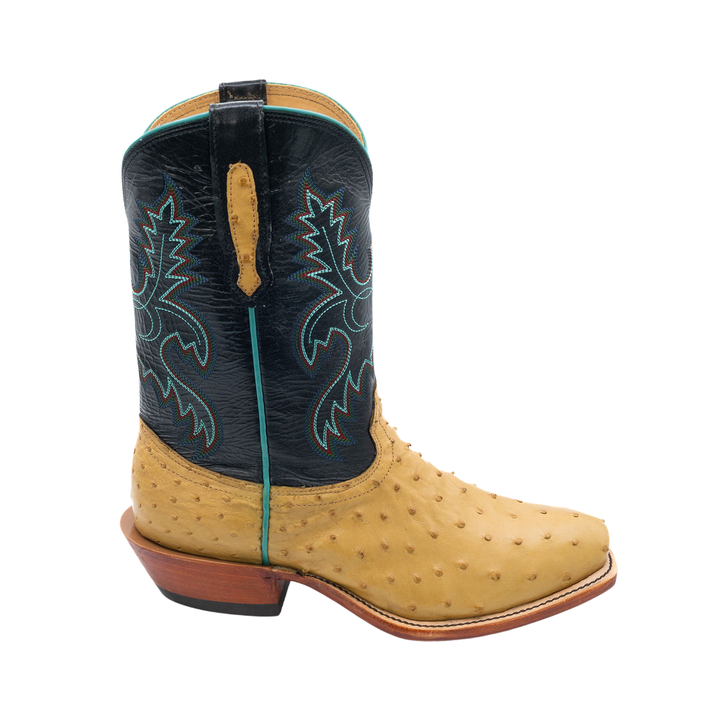 Antique Saddle SF FQ Ostrich w/Black Style No. 19401911