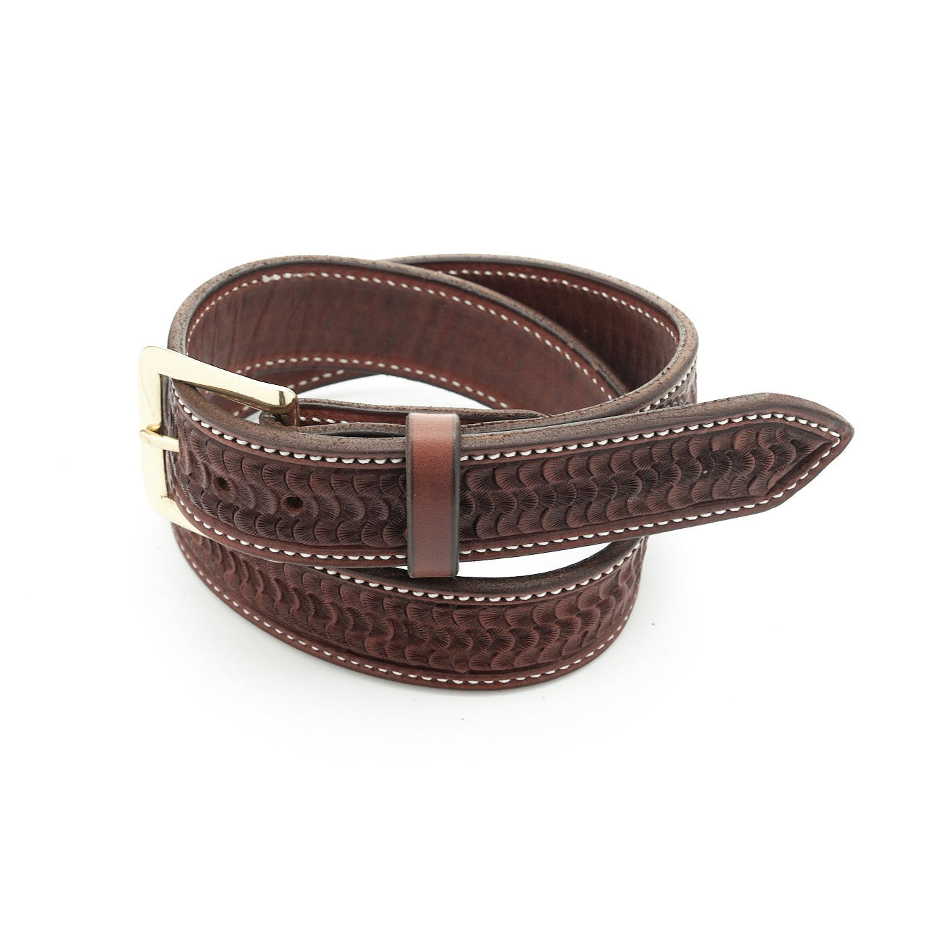 Western Chocolate Swirl Belt