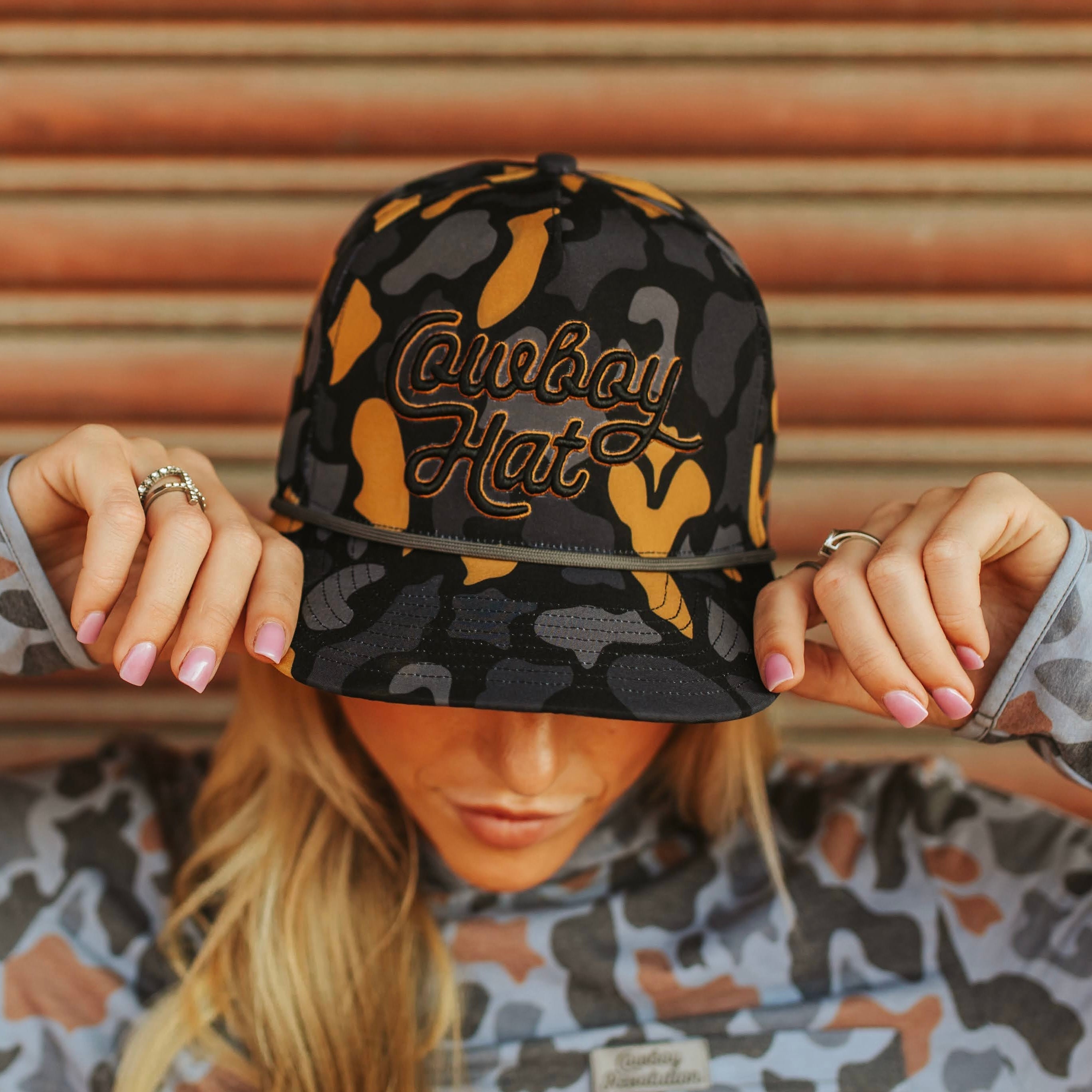 NOLA Black Script “Cowboy Hat” - Performance Rope Hat