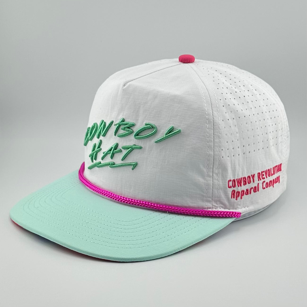 NEON SUMMER “COWBOY HAT” - 5-PANEL NYLON HAT