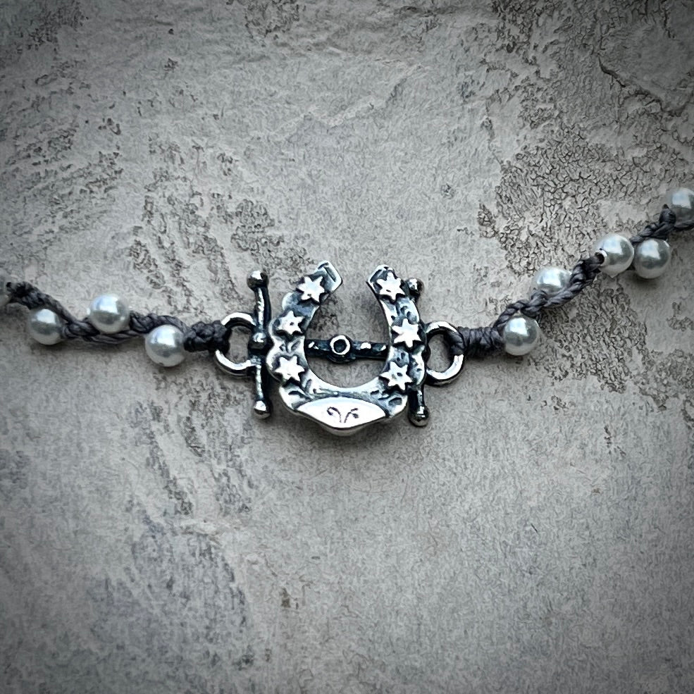 Lucky Stars Horseshoe Necklace