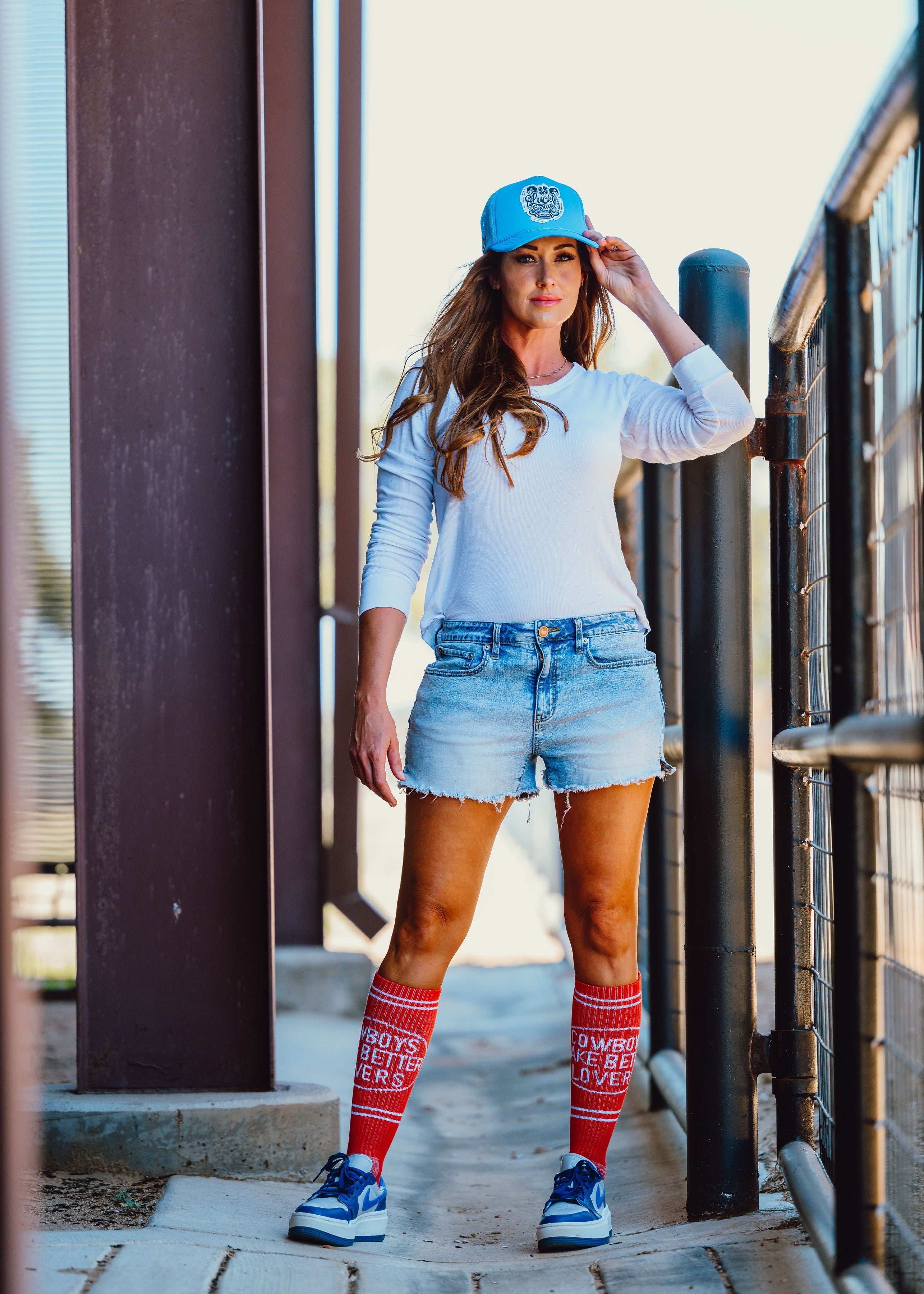 Cactus Alley-Cowboys Lover Red Performance Socks