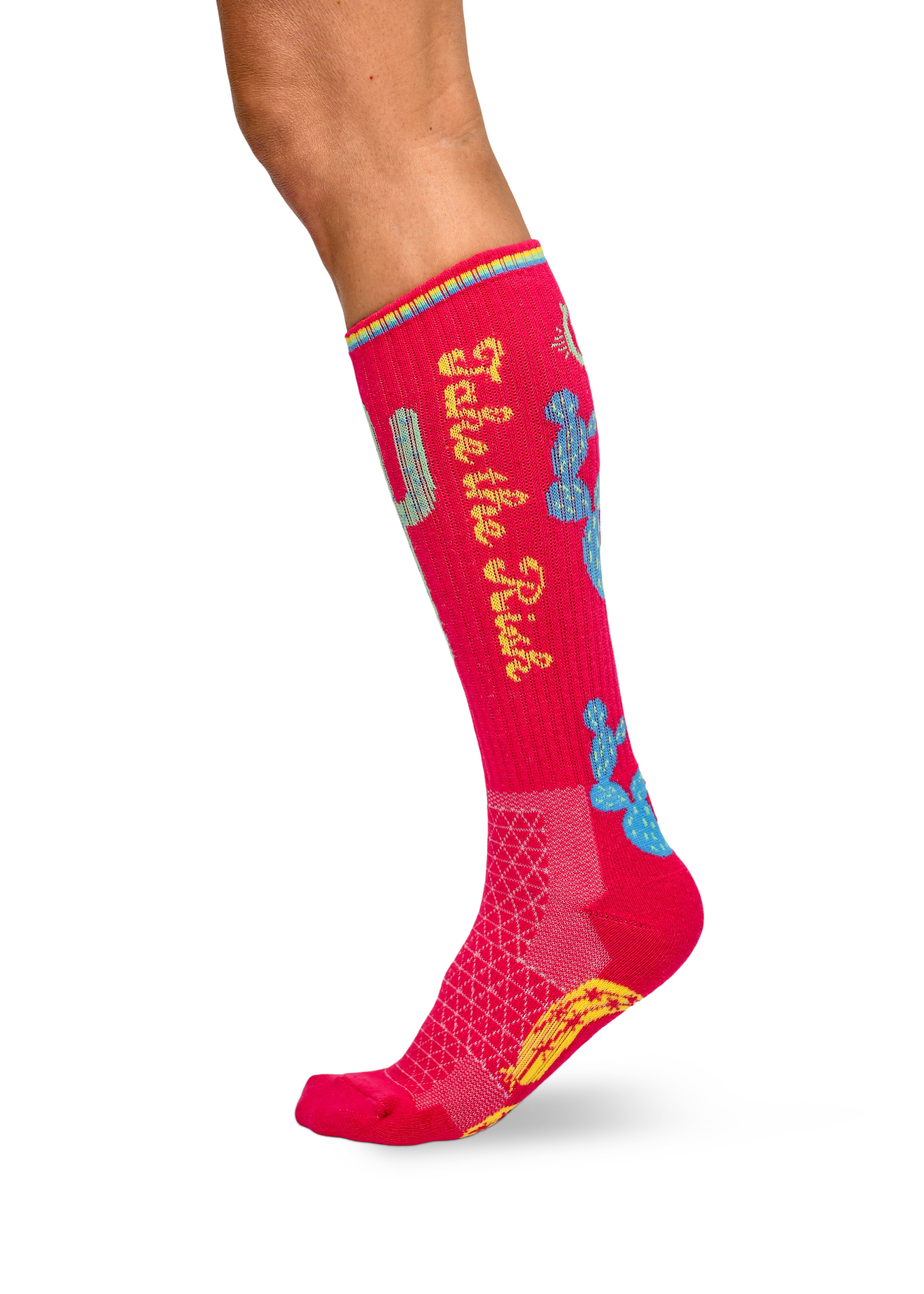 Take the Risk Hot Pink Performance Socks