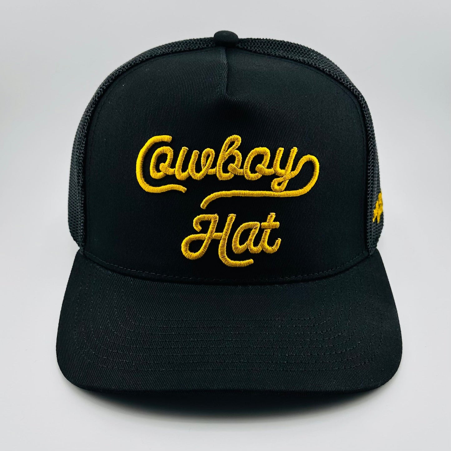 
                  
                    “Cowboy Hat” Cowboy Revolution Black 5-panel Trucker Hat
                  
                
