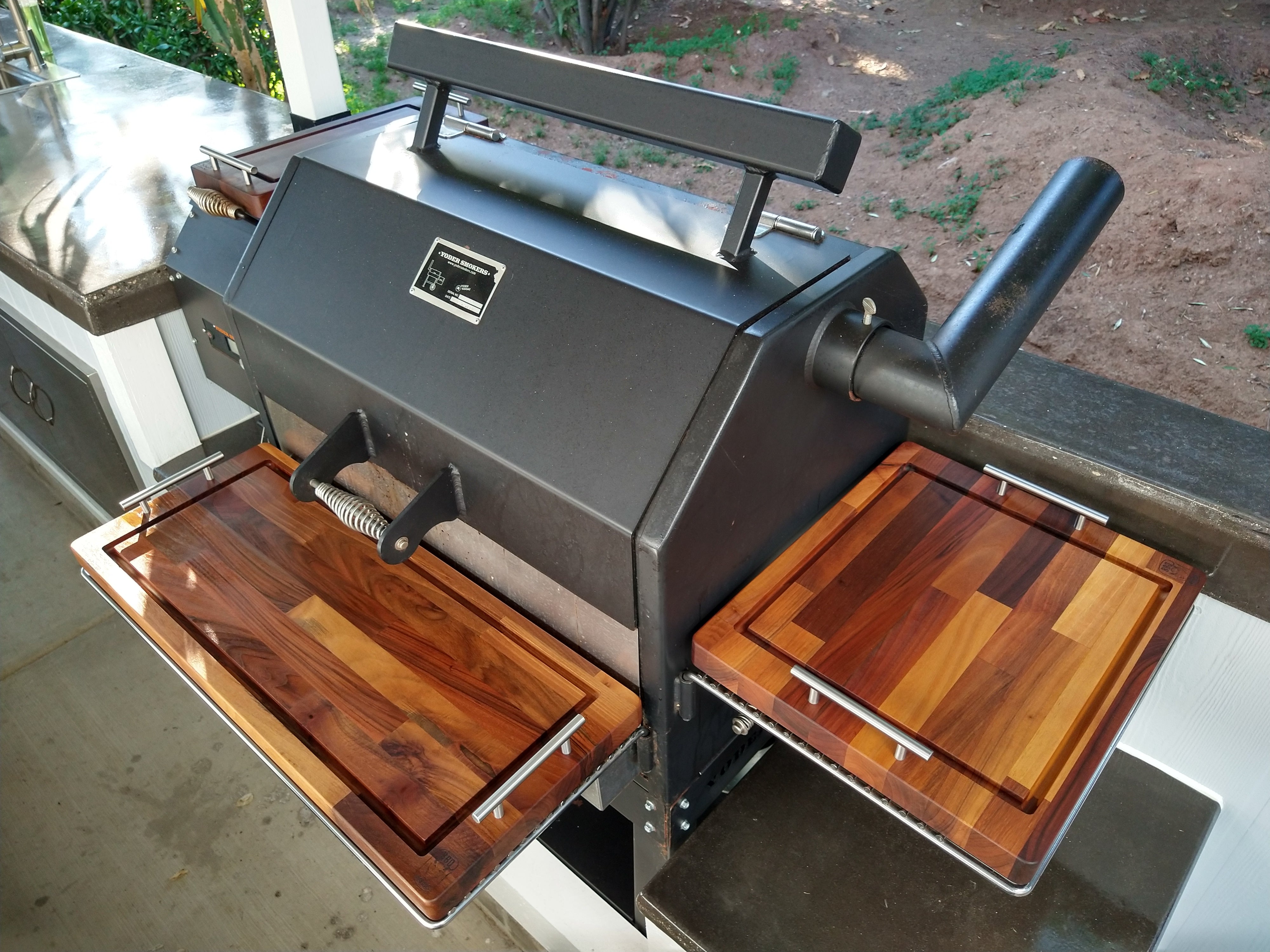 BBQ Boards®, Yoder YS640 Trio Front, Side & Pellet Bin Boards (Sold As Set of Three)