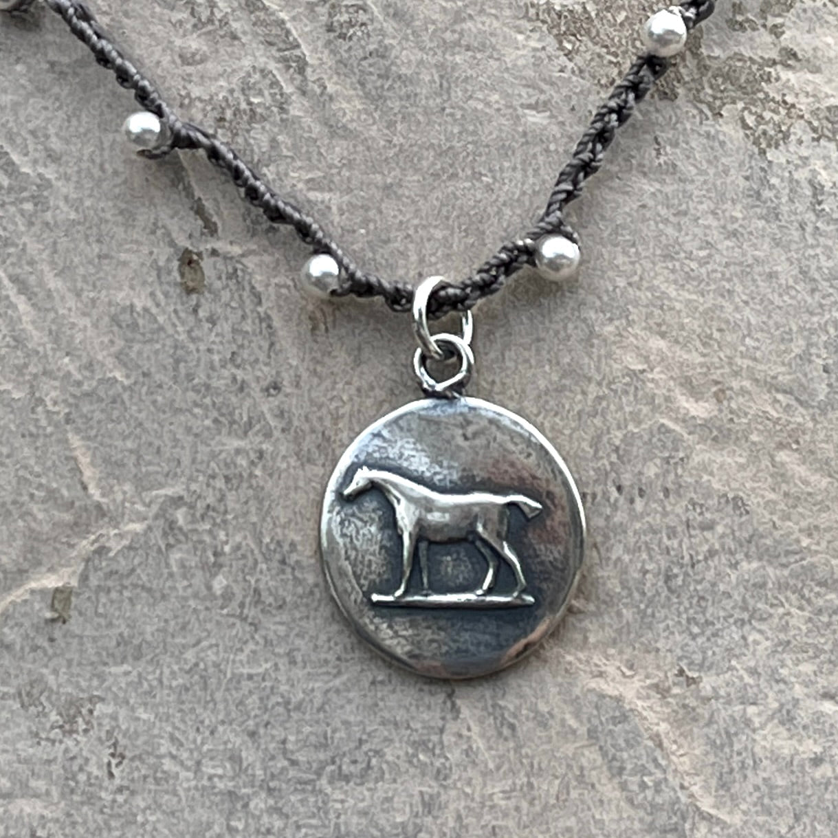 Sterling Wedgewood Stubbs Horse Necklaces