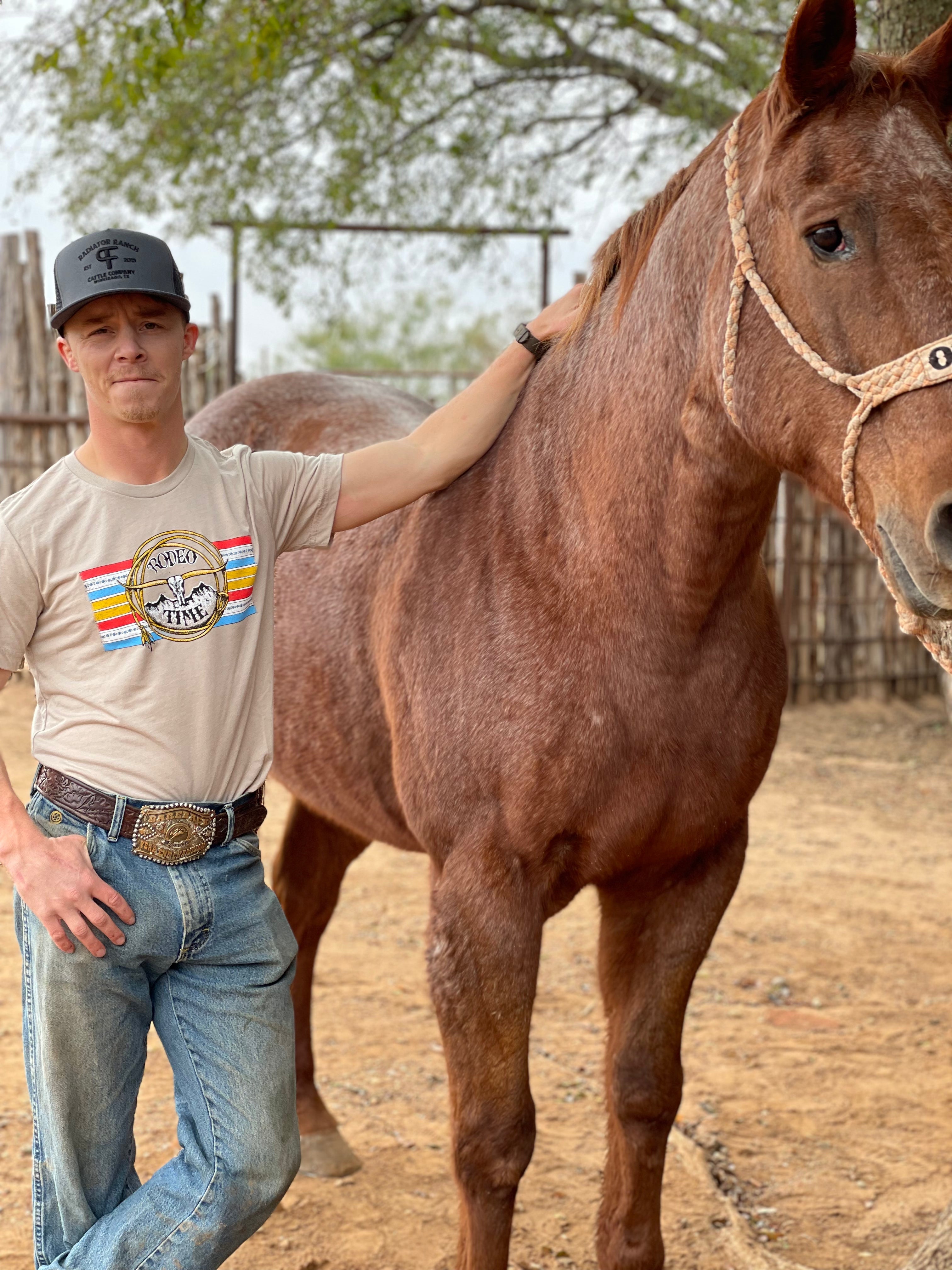 Rodeo Time Serape Rope T