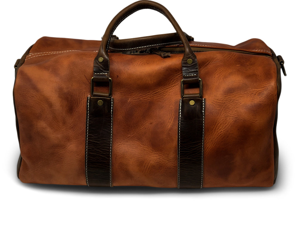 
                  
                    Weekender Leather Duffel | Horween English Tan Leather
                  
                