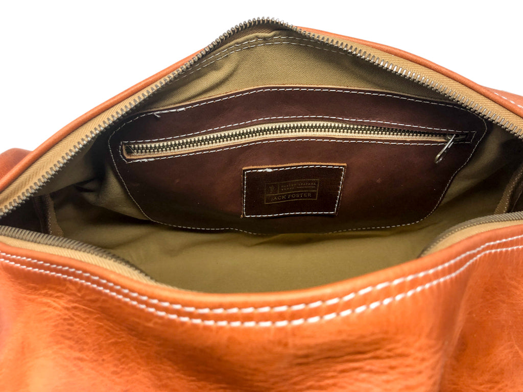 
                  
                    Weekender Leather Duffel | Horween English Tan Leather
                  
                