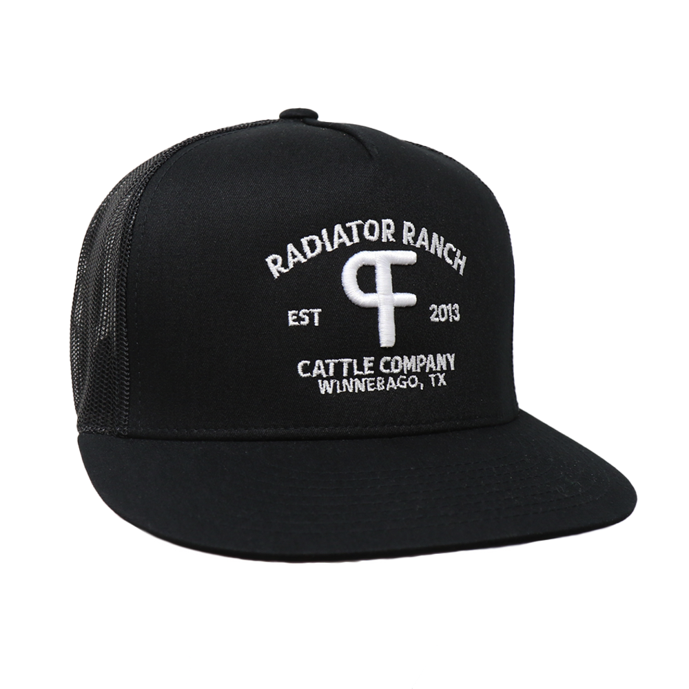 Radiator Ranch Arena Radiator Ranch PF Black Cap – Texas Saddlery