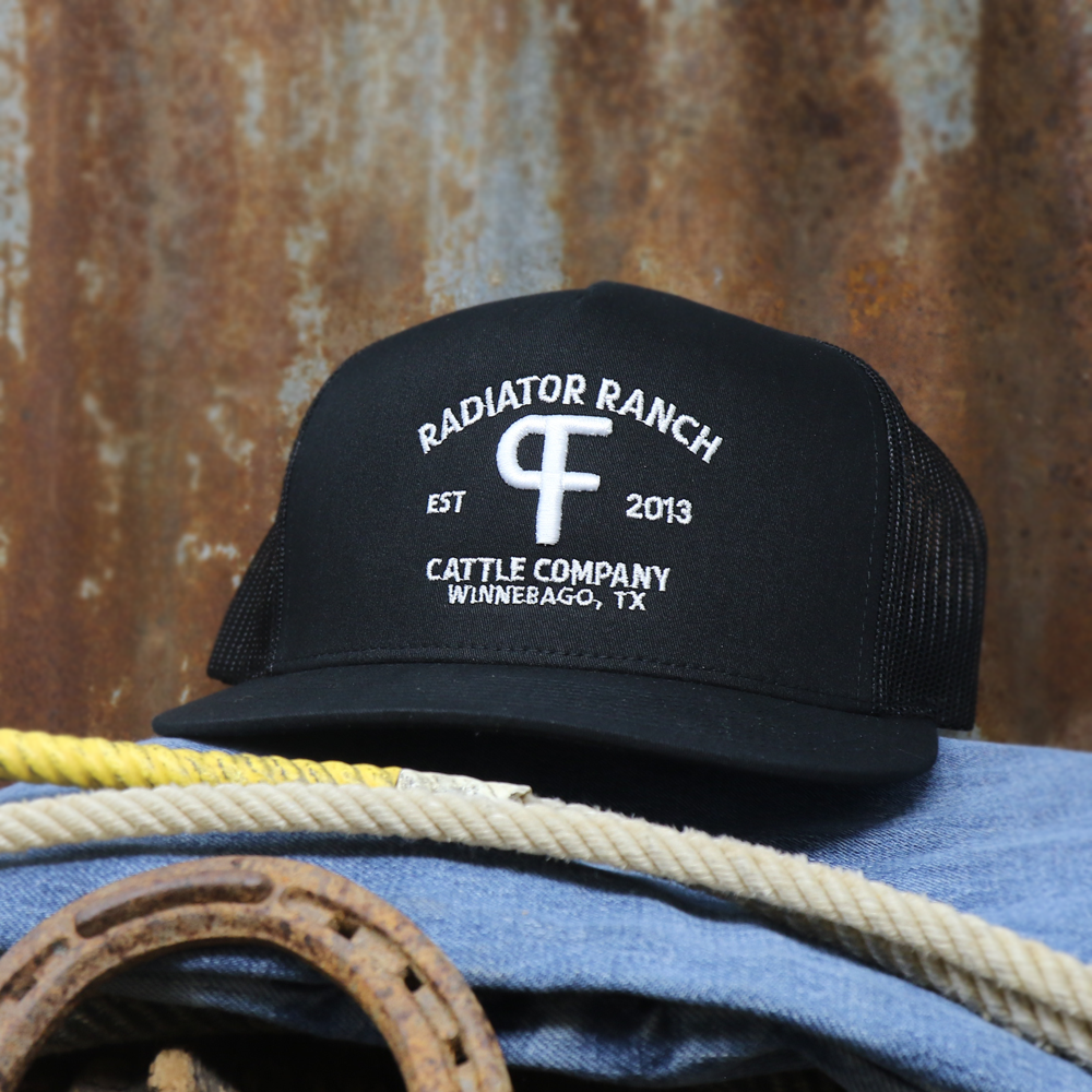 Radiator Ranch Arena Radiator Ranch PF Black Cap – Texas Saddlery