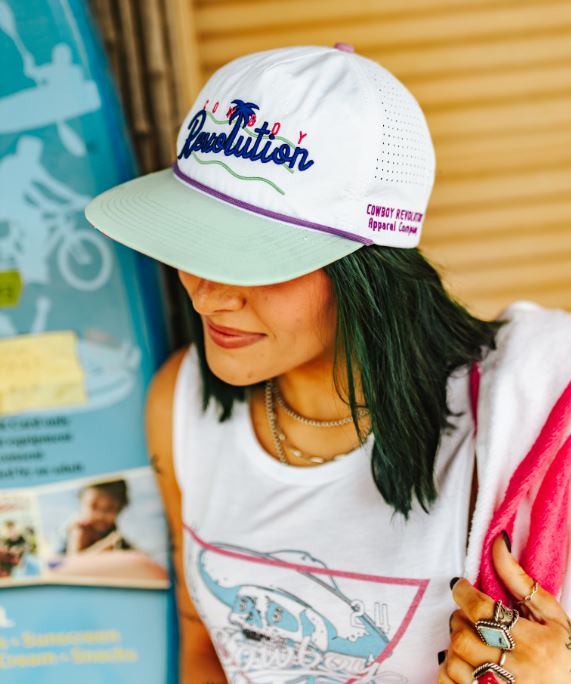 “PALM TREE LOGO” - 5-PANEL NYLON HAT