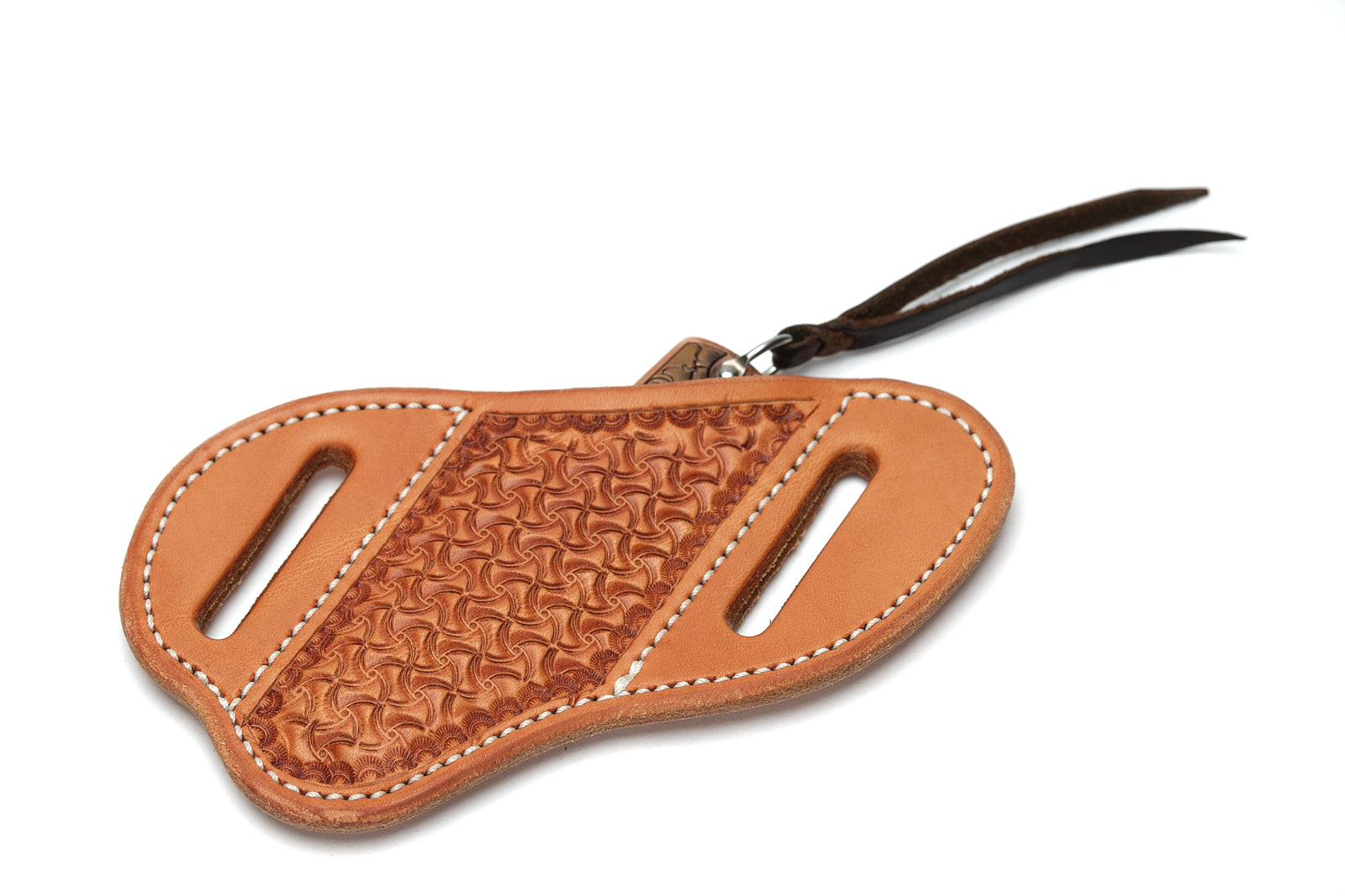 Saddle Tan Spider Knife Sheath