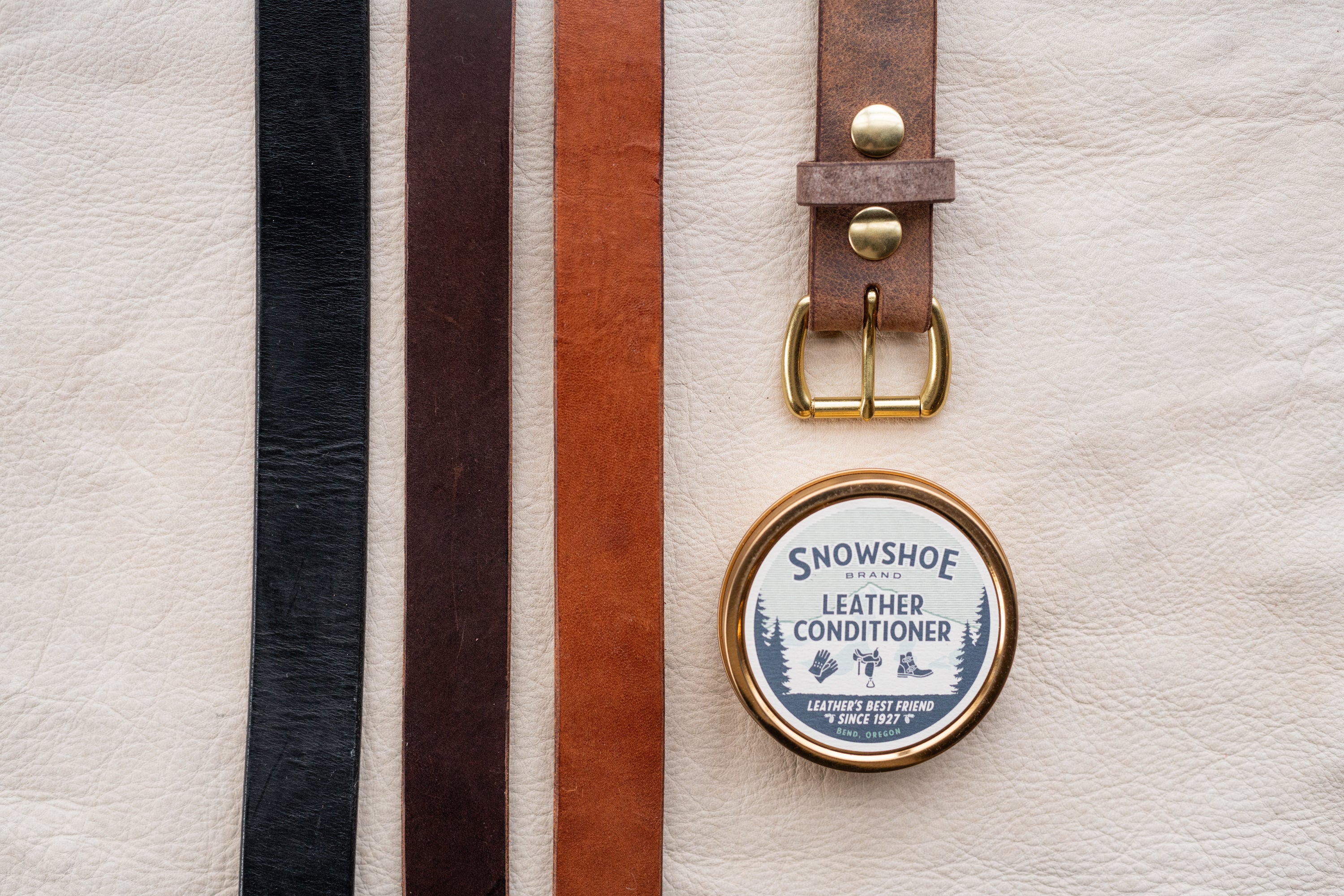 Snowshoe Leather Conditioner - 4oz Tin