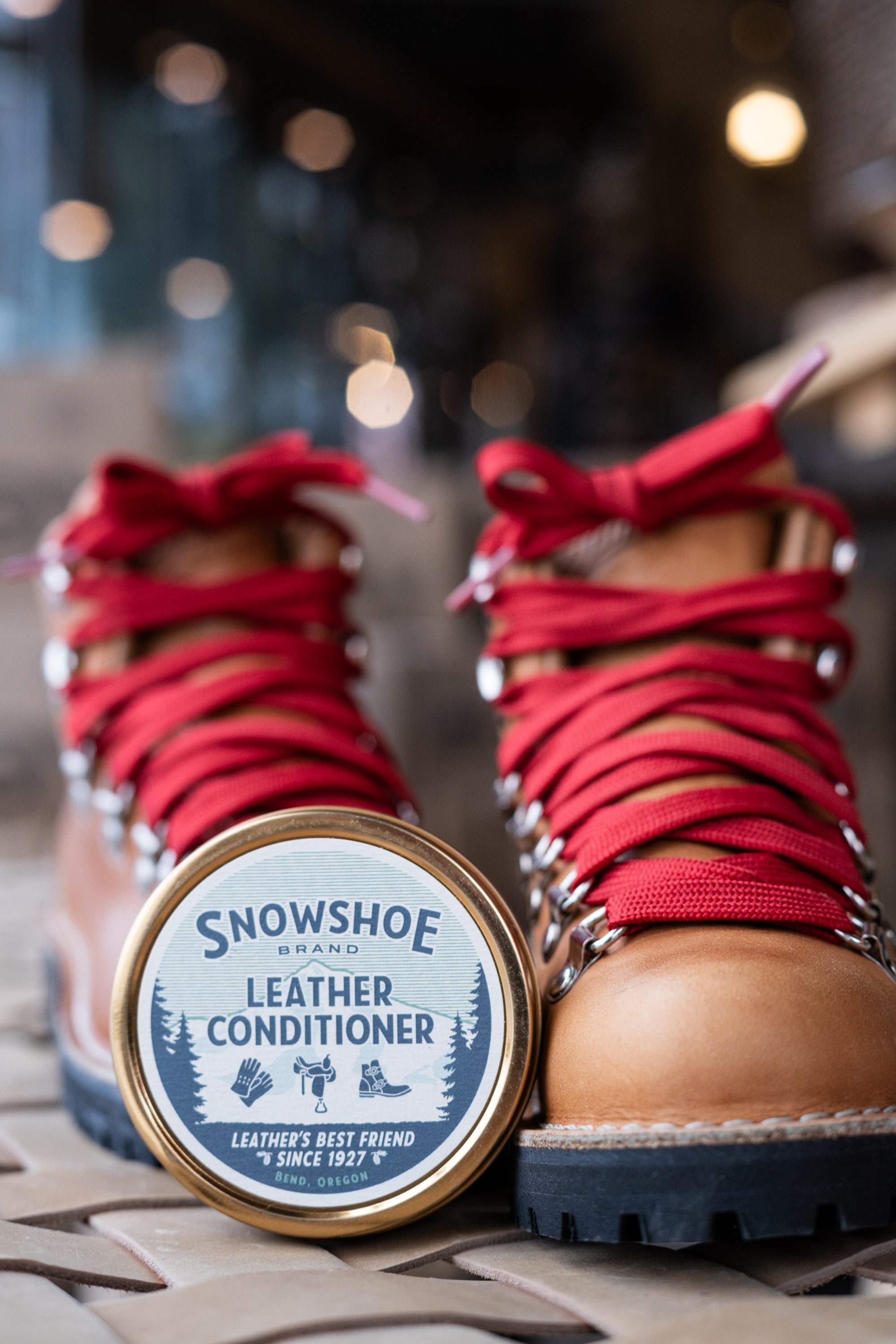 Snowshoe Leather Conditioner - 4oz Tin