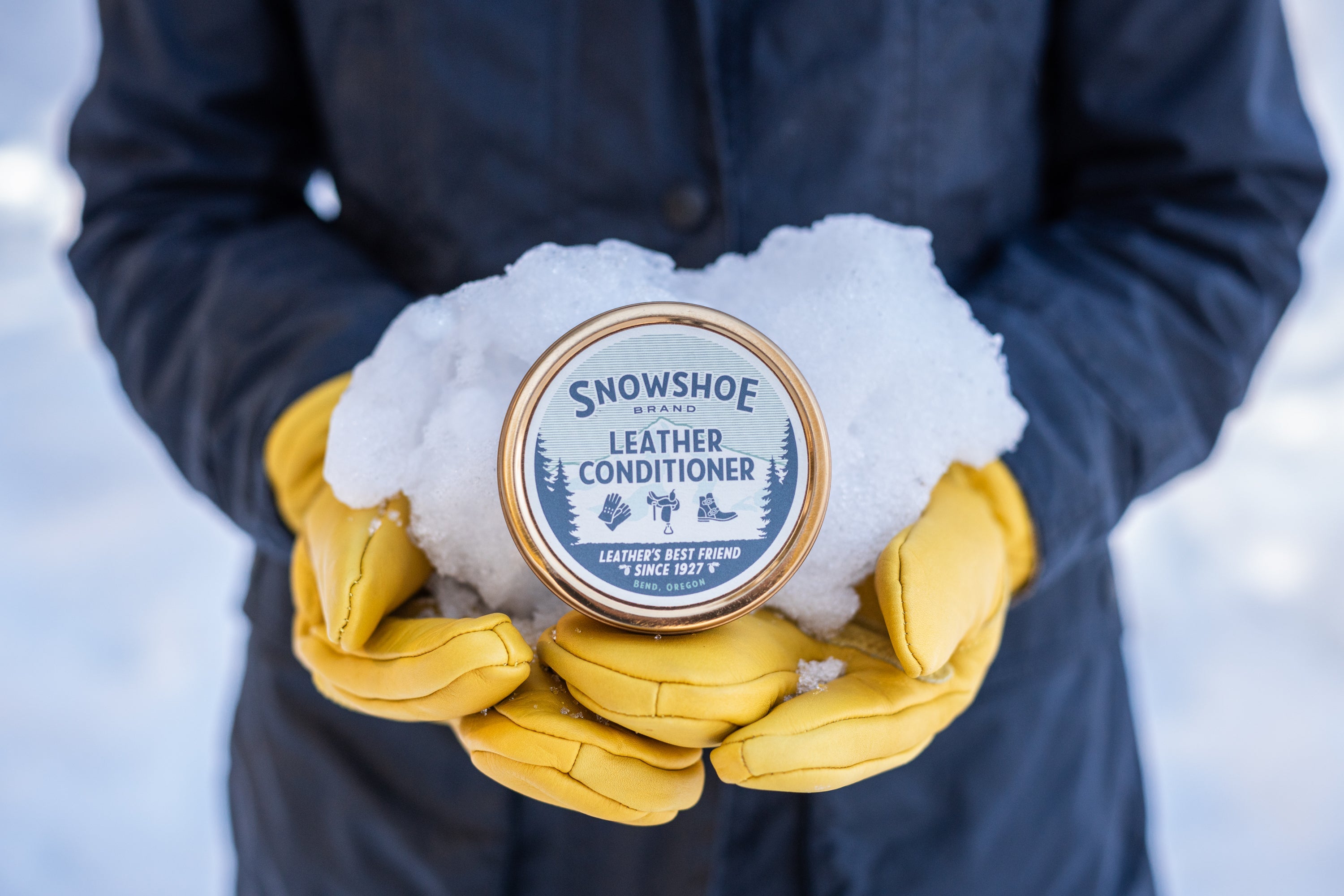 Snowshoe Leather Conditioner - 4oz Tin