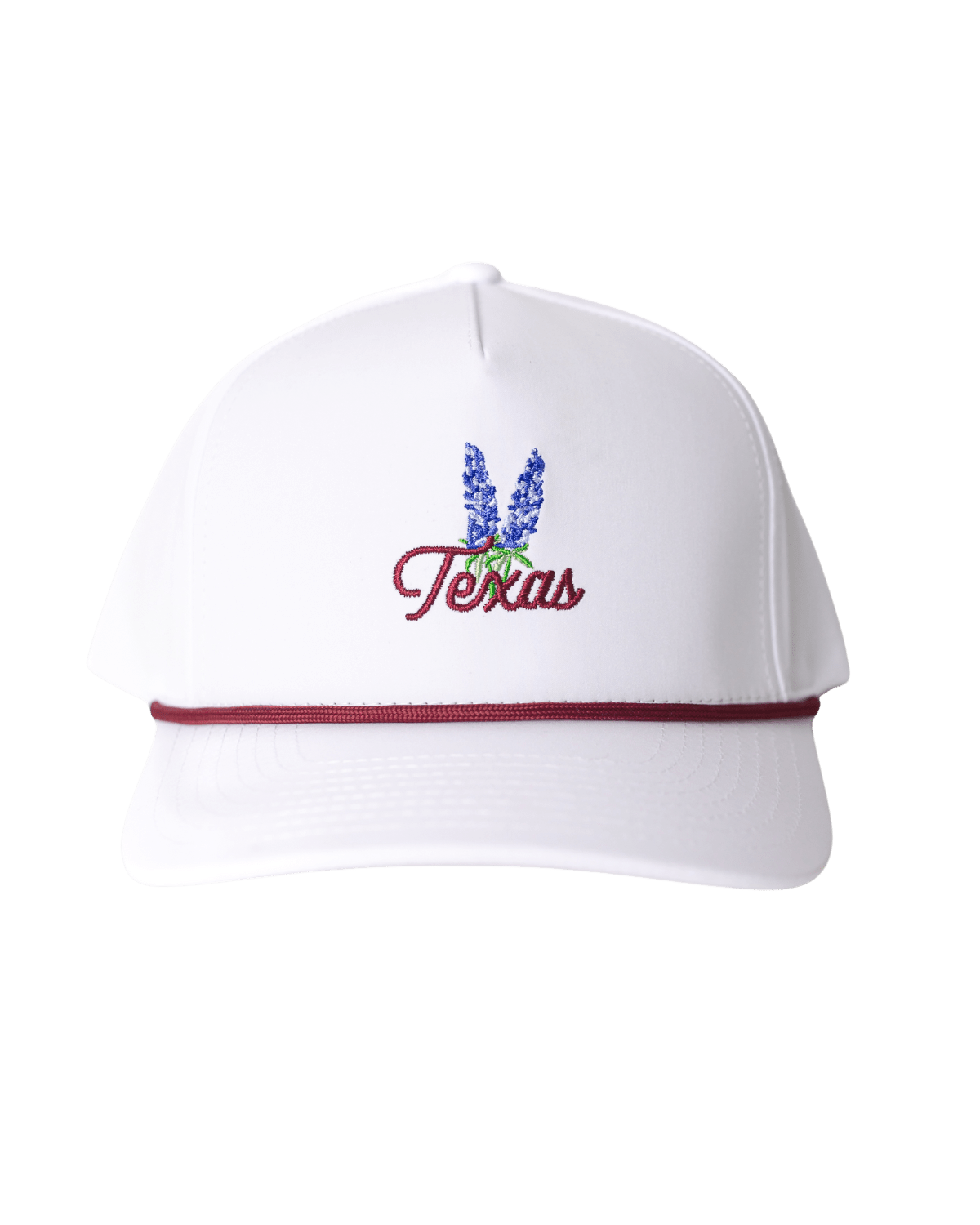 Texas Bluebonnet Rope Hat "Maroon"