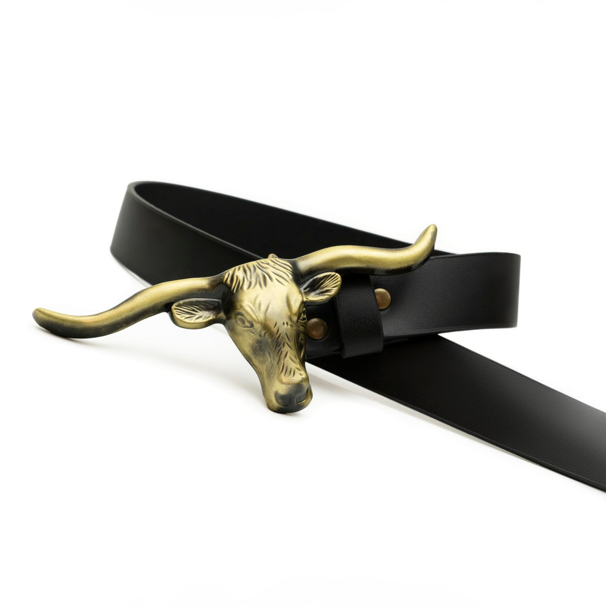 Western Belt Leather Gold Longhorn Bull Rider BullBlack Belt for Pants Size 46 Amazon.com: SANSTHS Cowboy Belts for Men Women, Western  main image 2