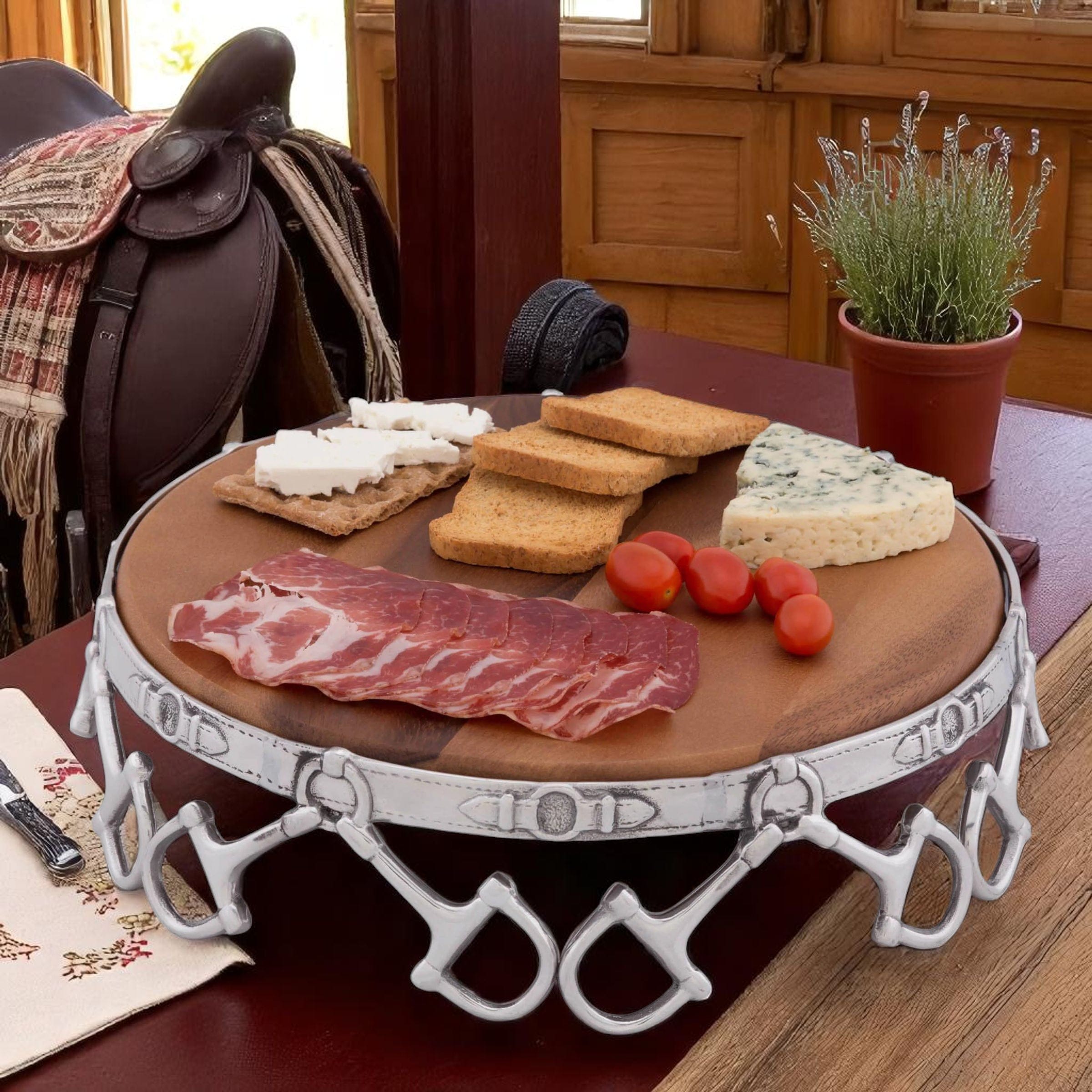 Equestrian Cheese Pedestal