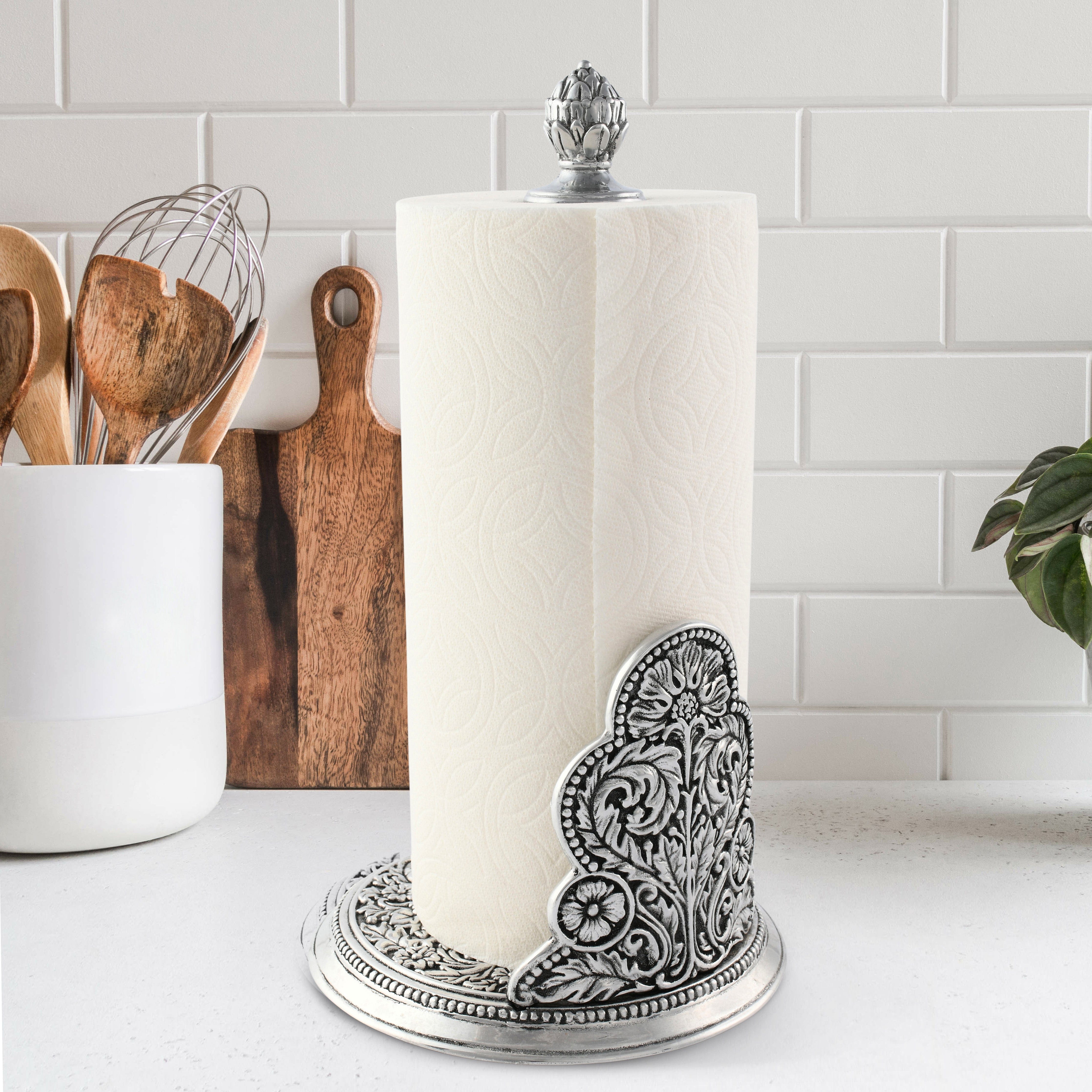 Concho Pattern Paper Towel Holder