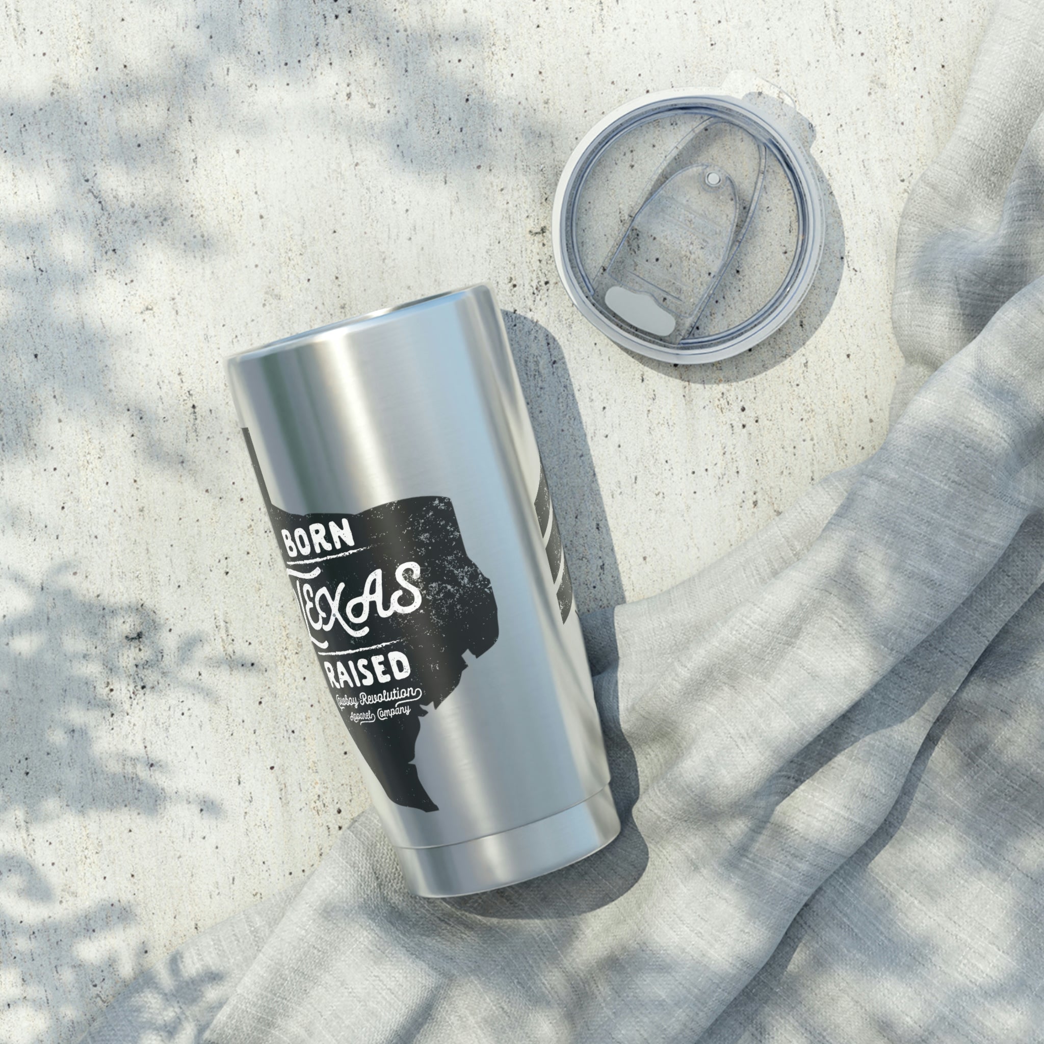 "Texas Born. Texas Raised." Cowboy Revolution 20oz Tumbler