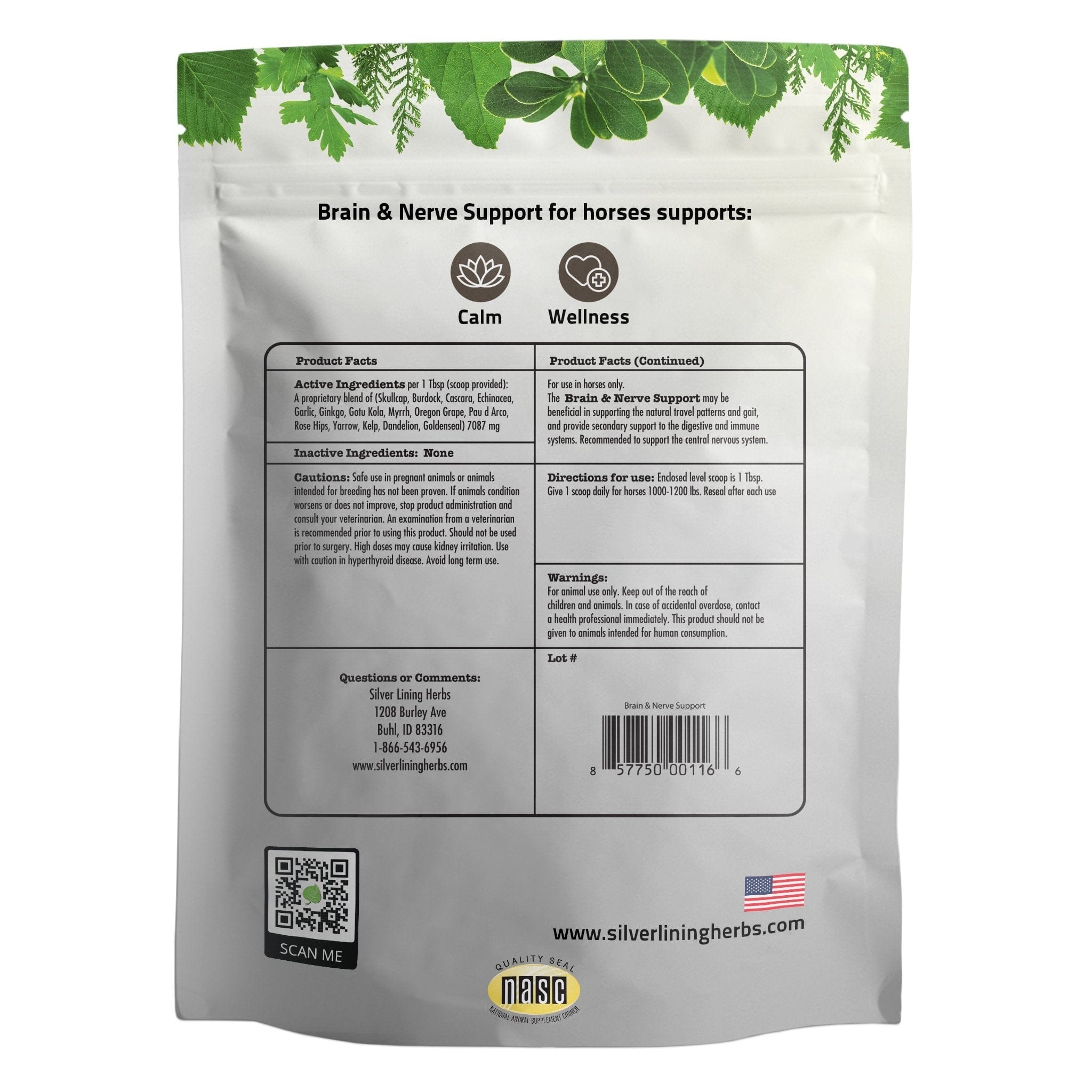 Brain & Nerve Support for Horses