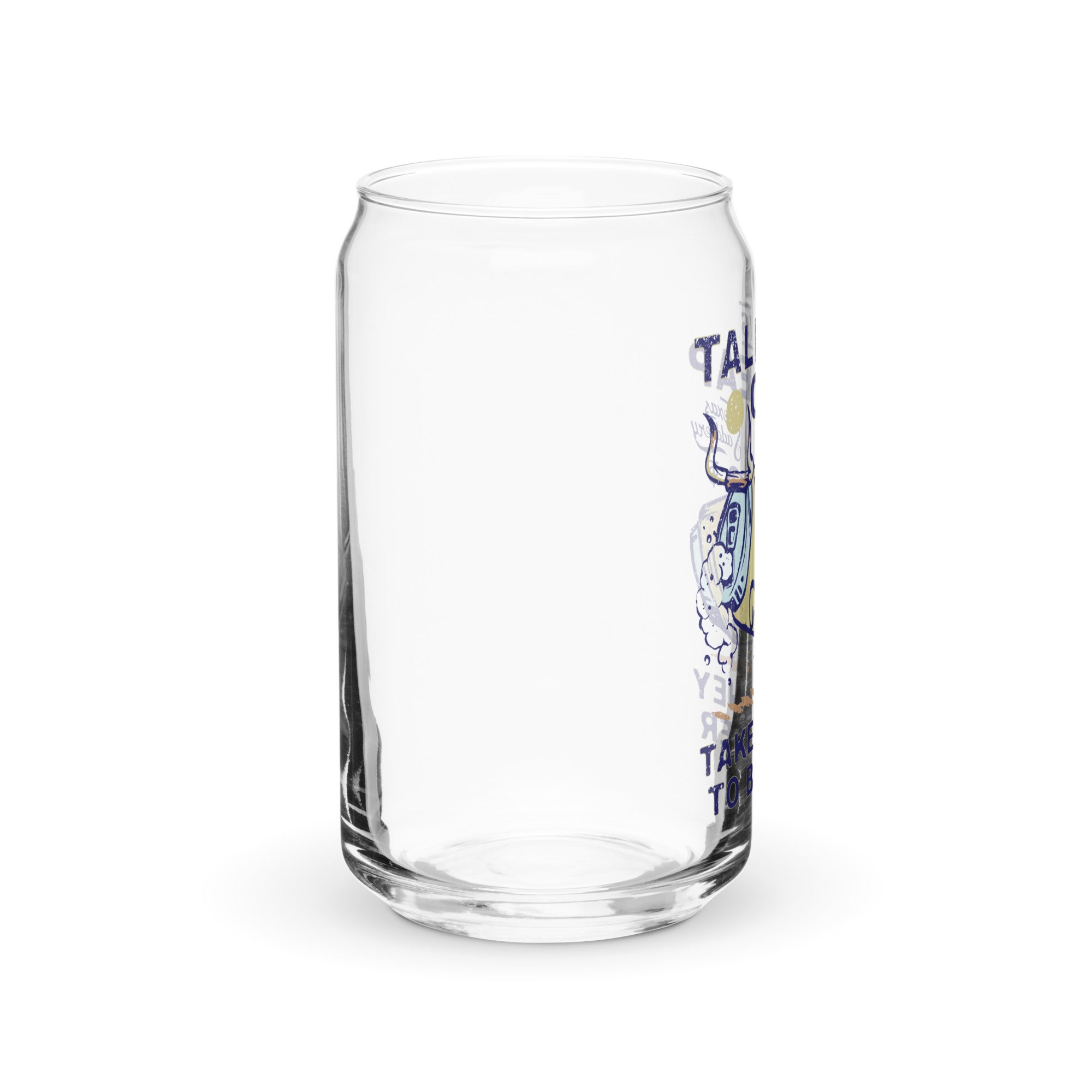 Can-shaped glass