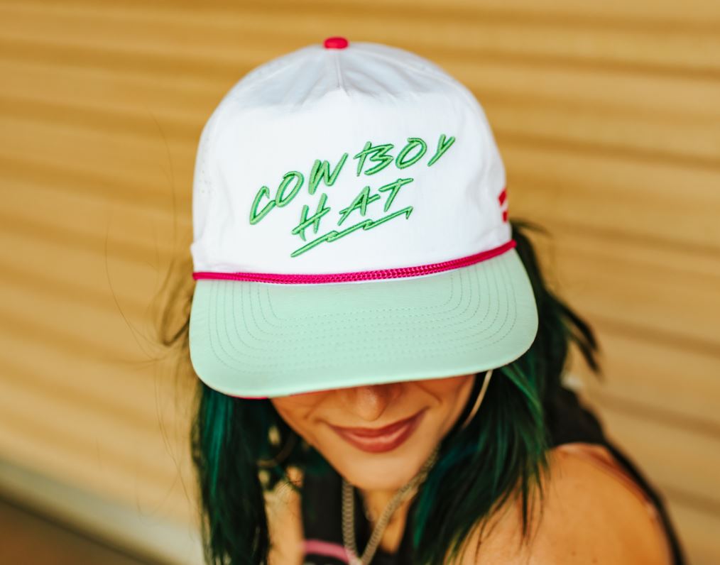 NEON SUMMER “COWBOY HAT” - 5-PANEL NYLON HAT