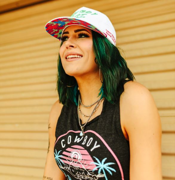 NEON SUMMER “COWBOY HAT” - 5-PANEL NYLON HAT