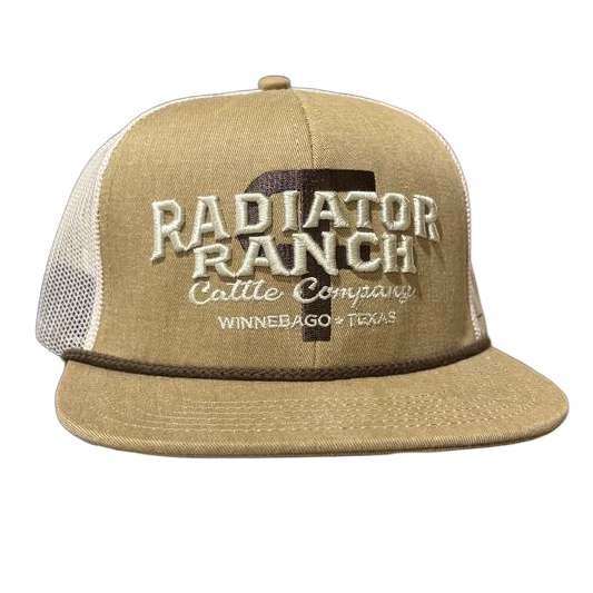 PF Brand Tan & Brown Rope Cap
