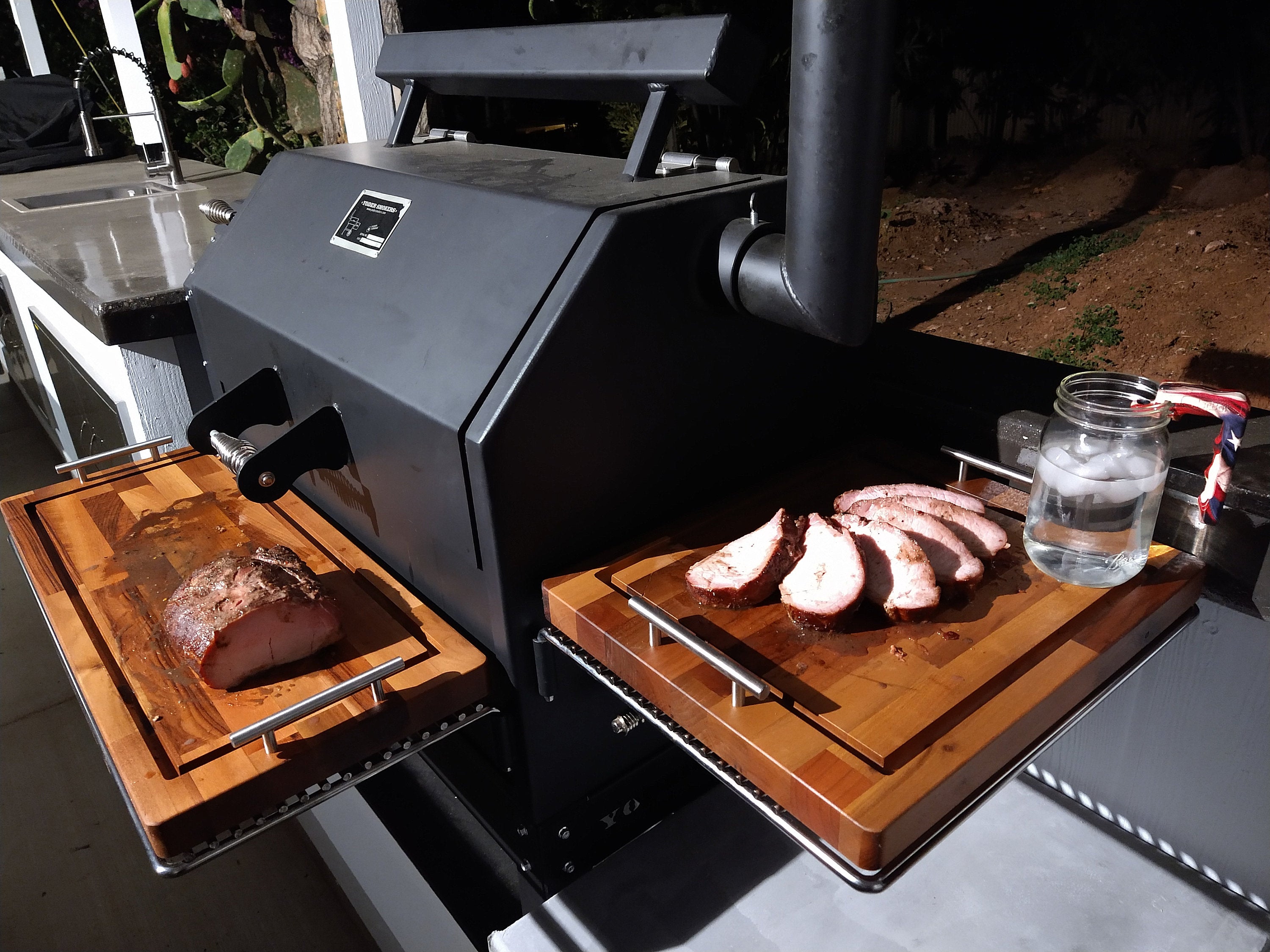 Yoder Bbq Custom Inbuilt BBQ Boards®, Yoder YS640 Pair, Front & Side Boards (Sold As A Pair ...