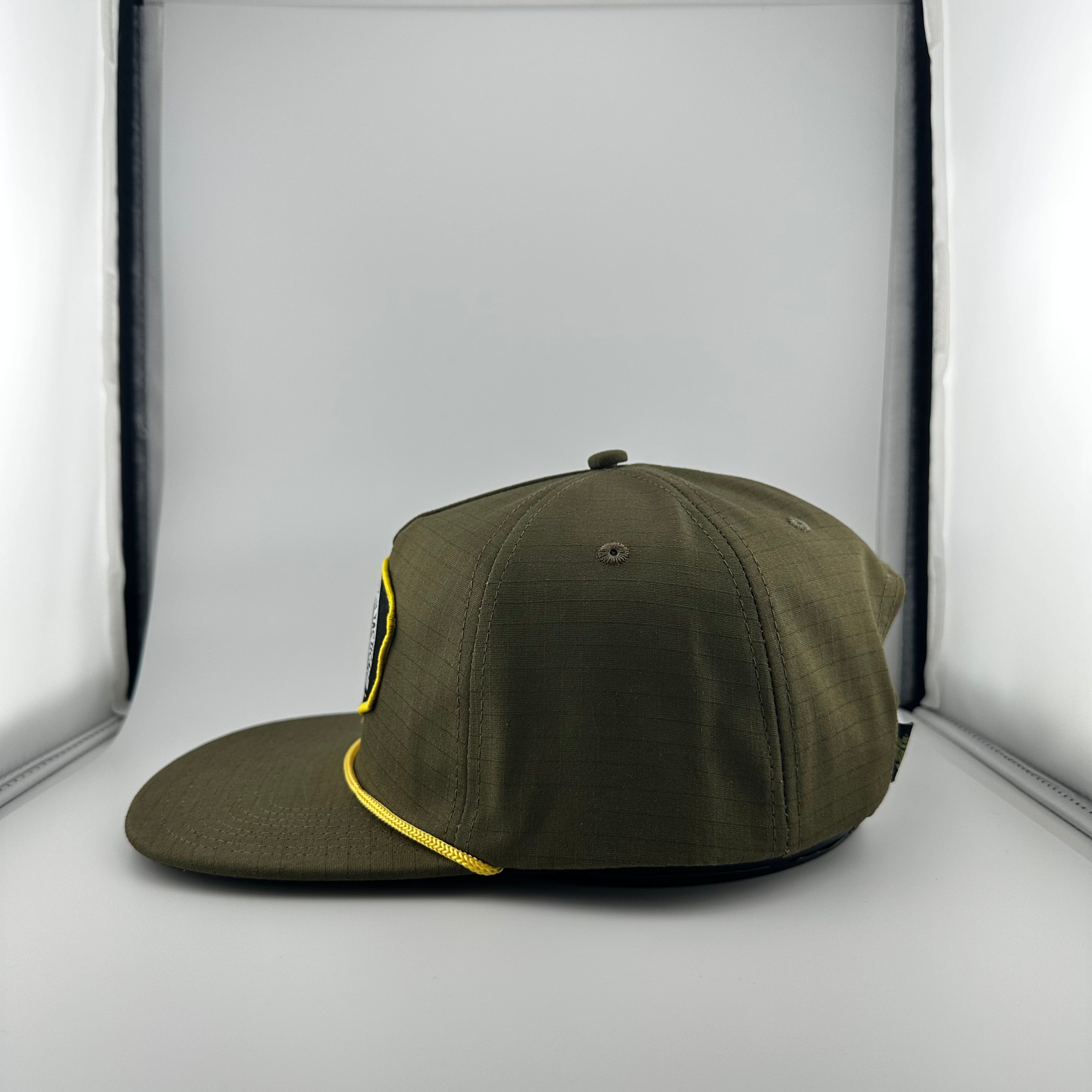 "Born to Chill" Cowboy Revolution Tactical Green Ripstop Rope Hat