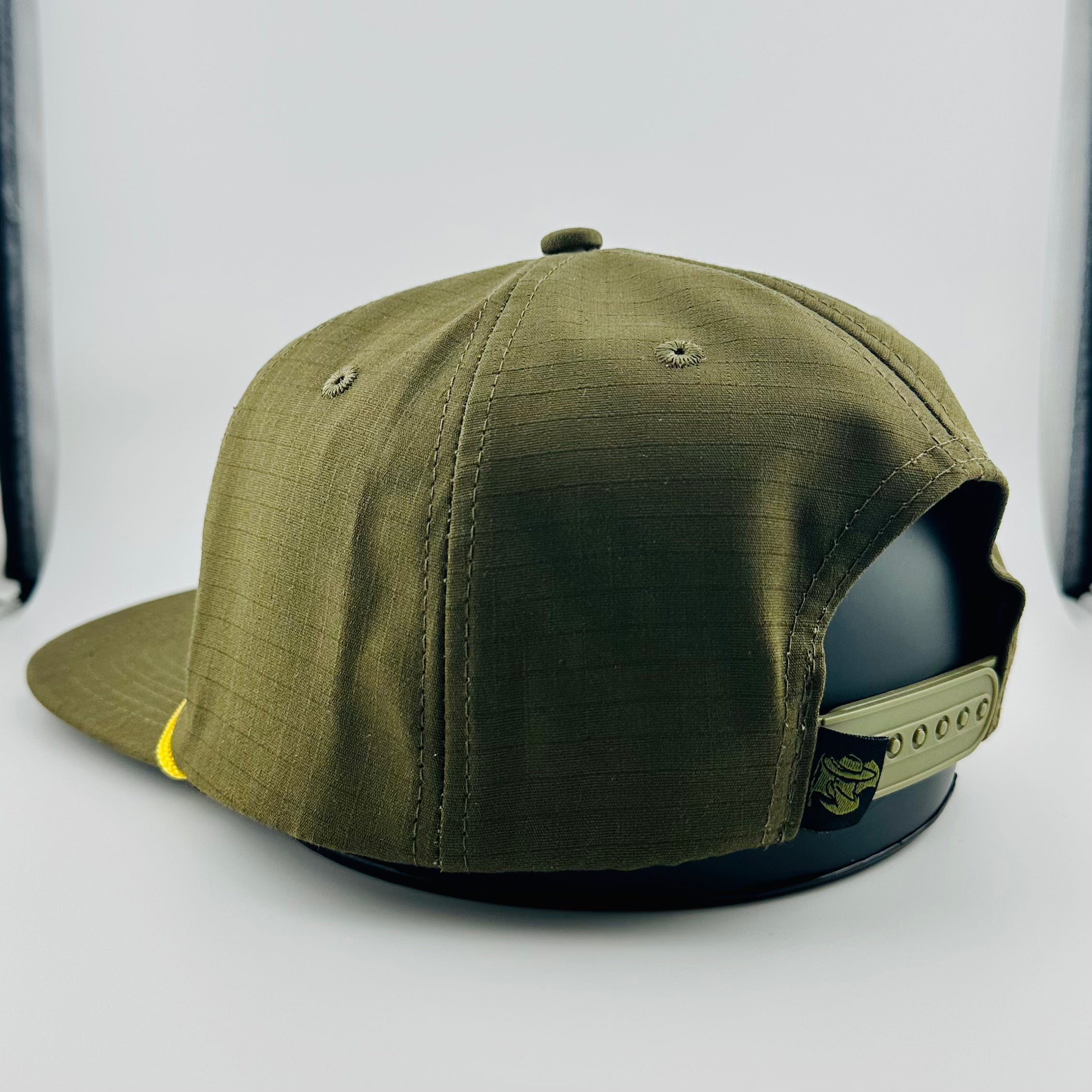 "Born to Chill" Cowboy Revolution Tactical Green Ripstop Rope Hat