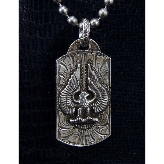 Eagle Dog Tag Pendant