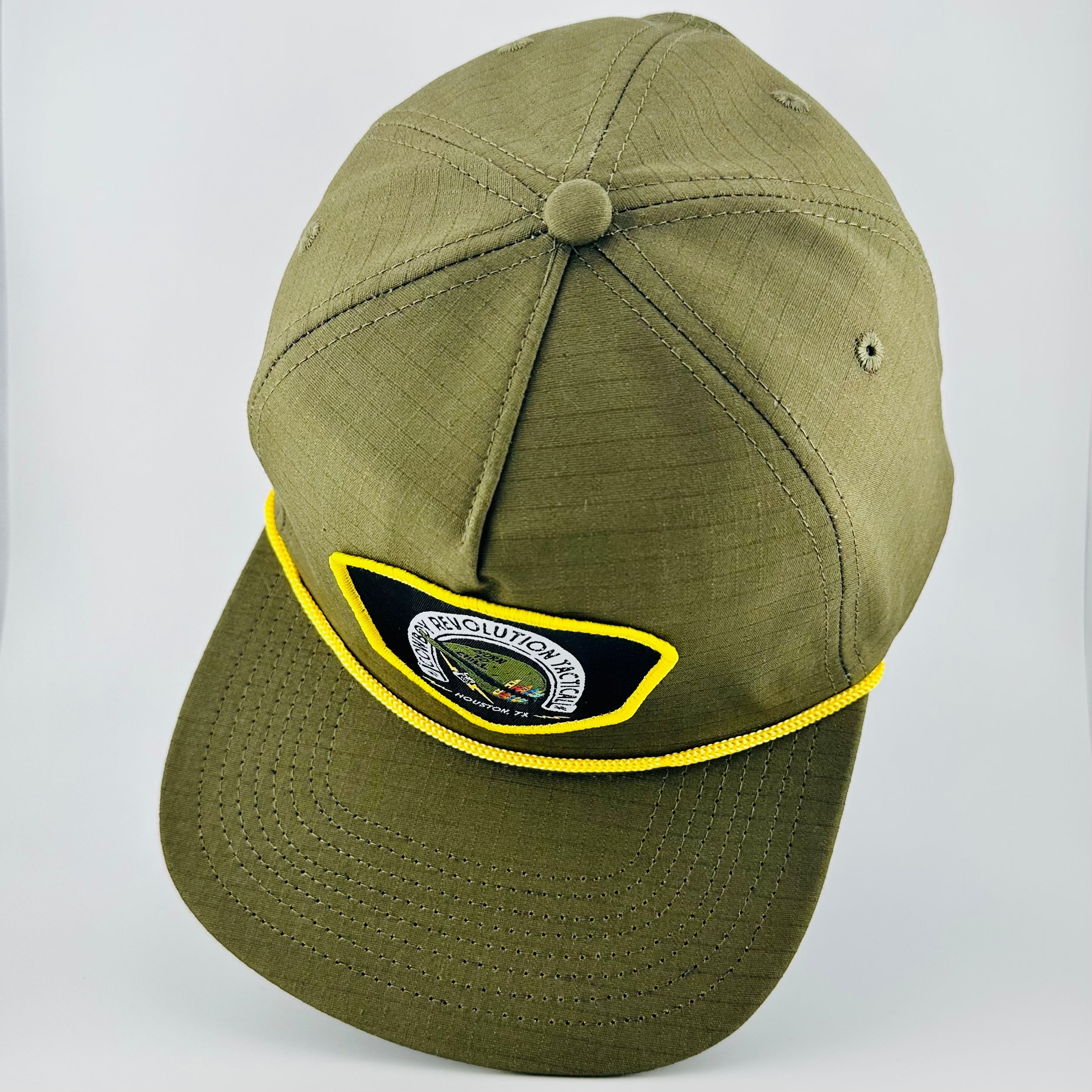 "Born to Chill" Cowboy Revolution Tactical Green Ripstop Rope Hat