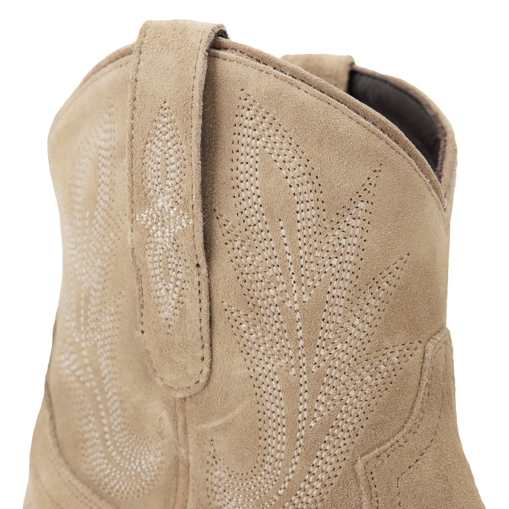 
                  
                    Lexington Bootie - Latte Suede
                  
                