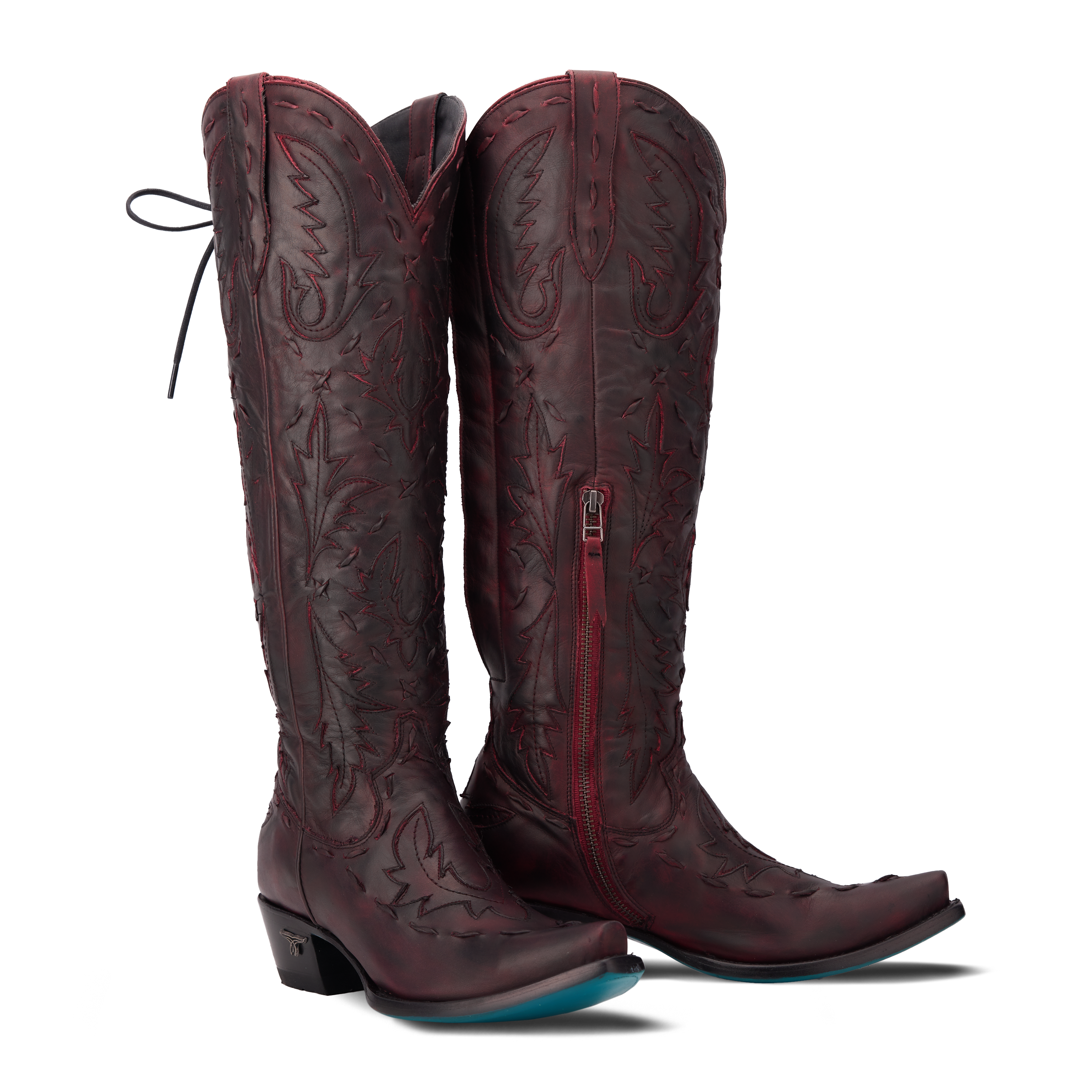 Reverie Knee High Corset - Black Cherry